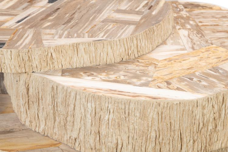 Val Verde Petrified Wood Stacked Cocktail Table - Light – Coffee Tables by Century Furniture | Sutter & Vale