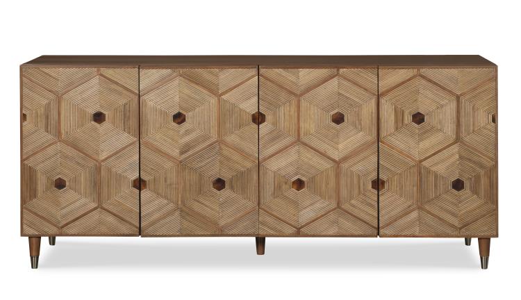 Cantata Four Door Credenza – Credenzas by Century Furniture | Sutter & Vale