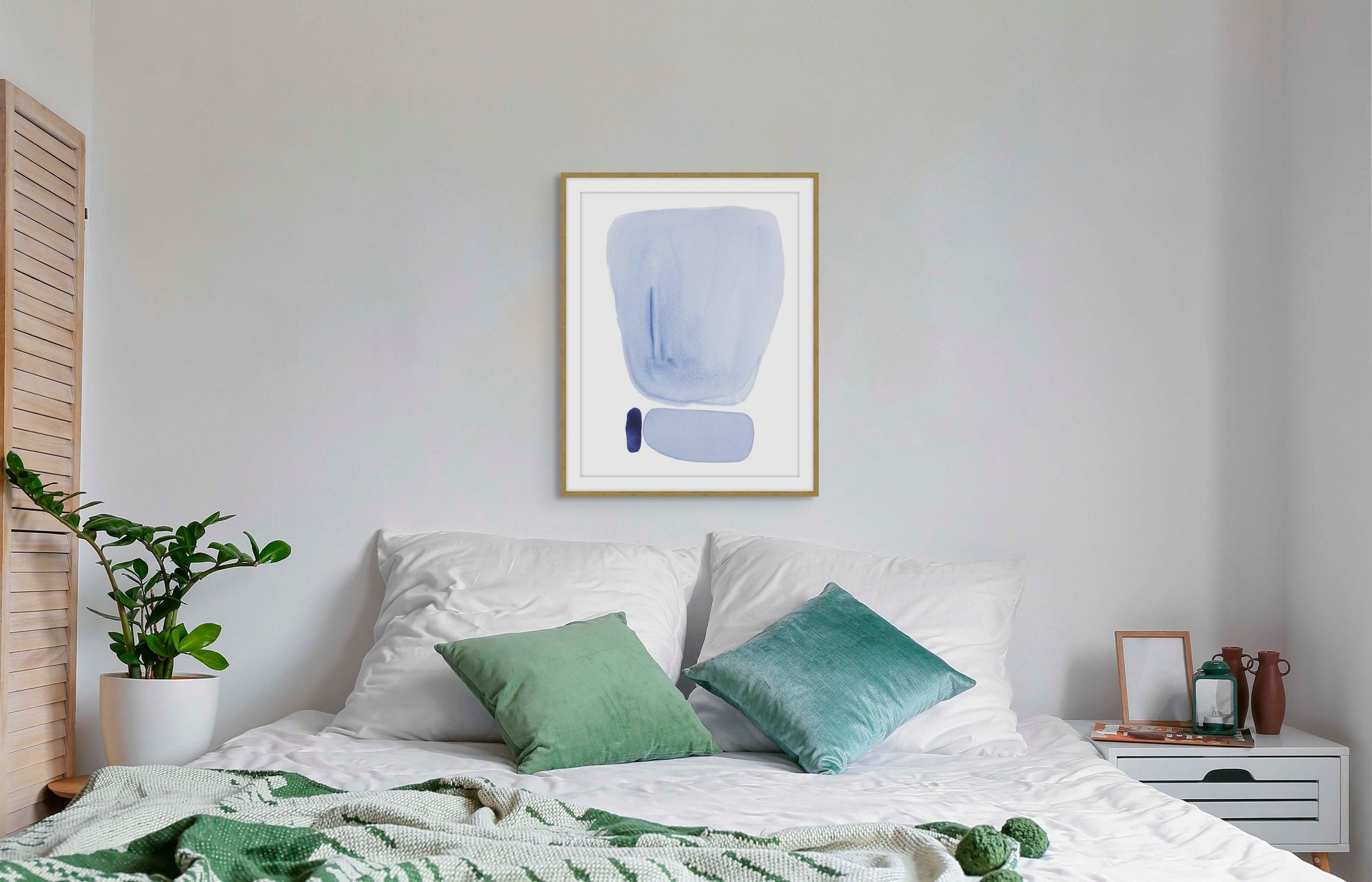 Summer Blue 2 in a room