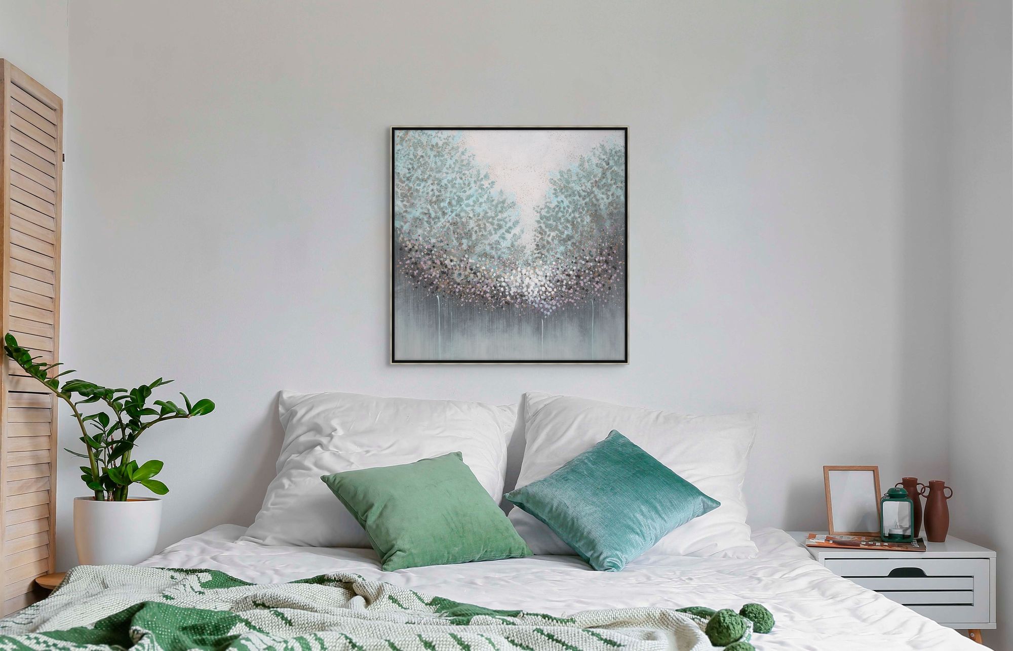 Aquamarine Forrest 1 in a room