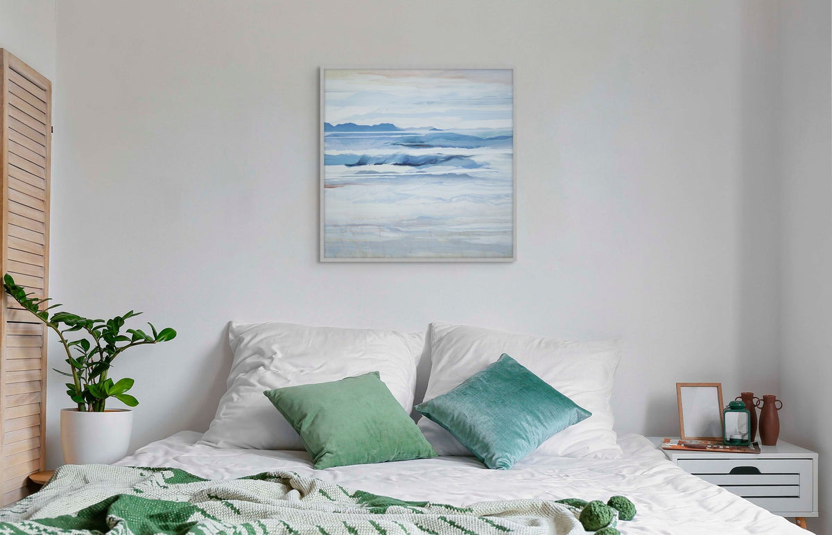 Cloudy Seas 1 in a room