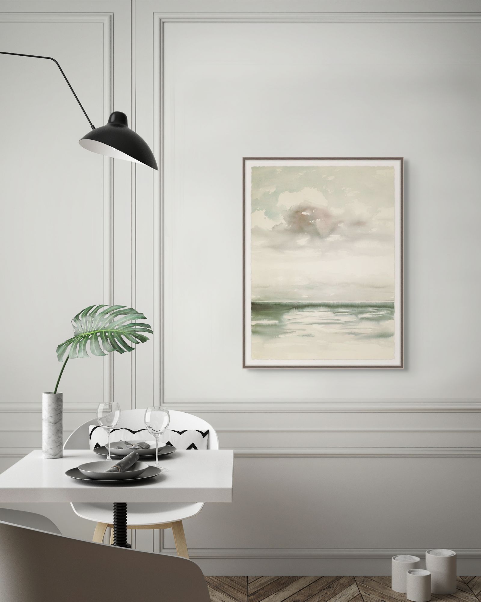 Sea Breeze Green 1 in a room