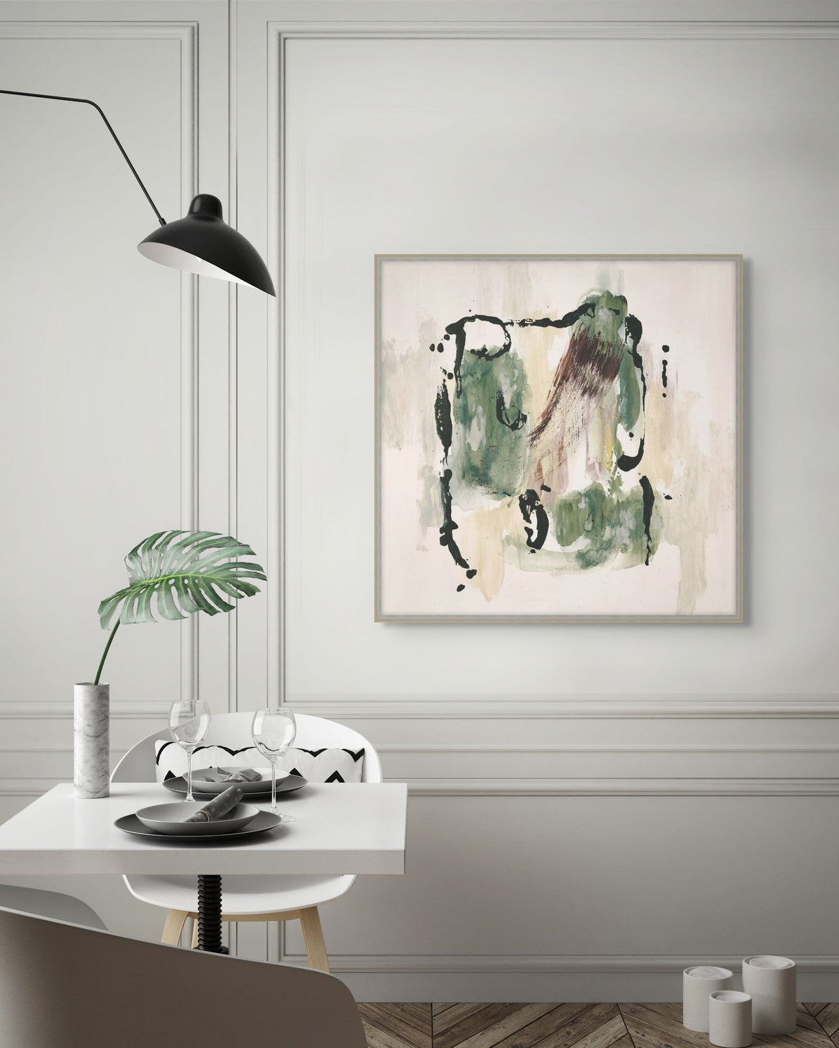Sage Ink Wash 2 in a room