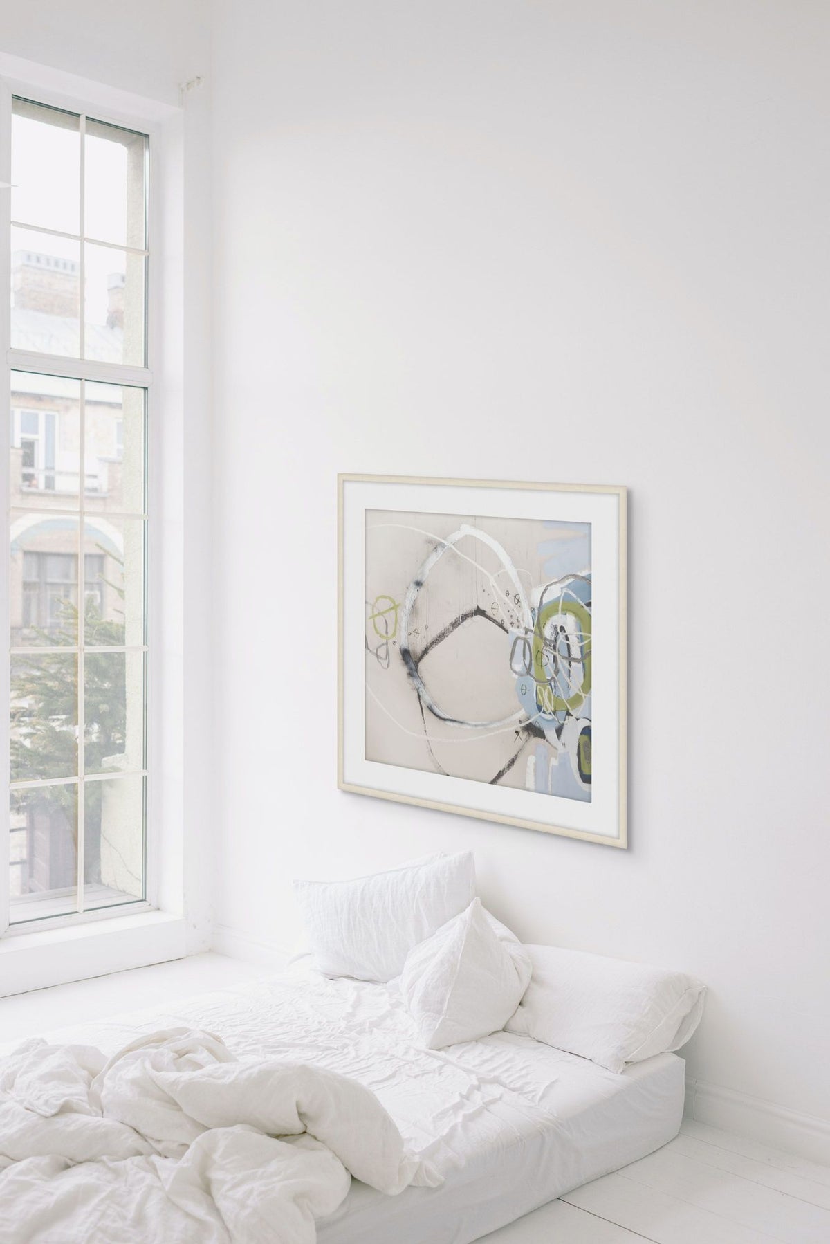 Ceaseless Circles 1 in a room