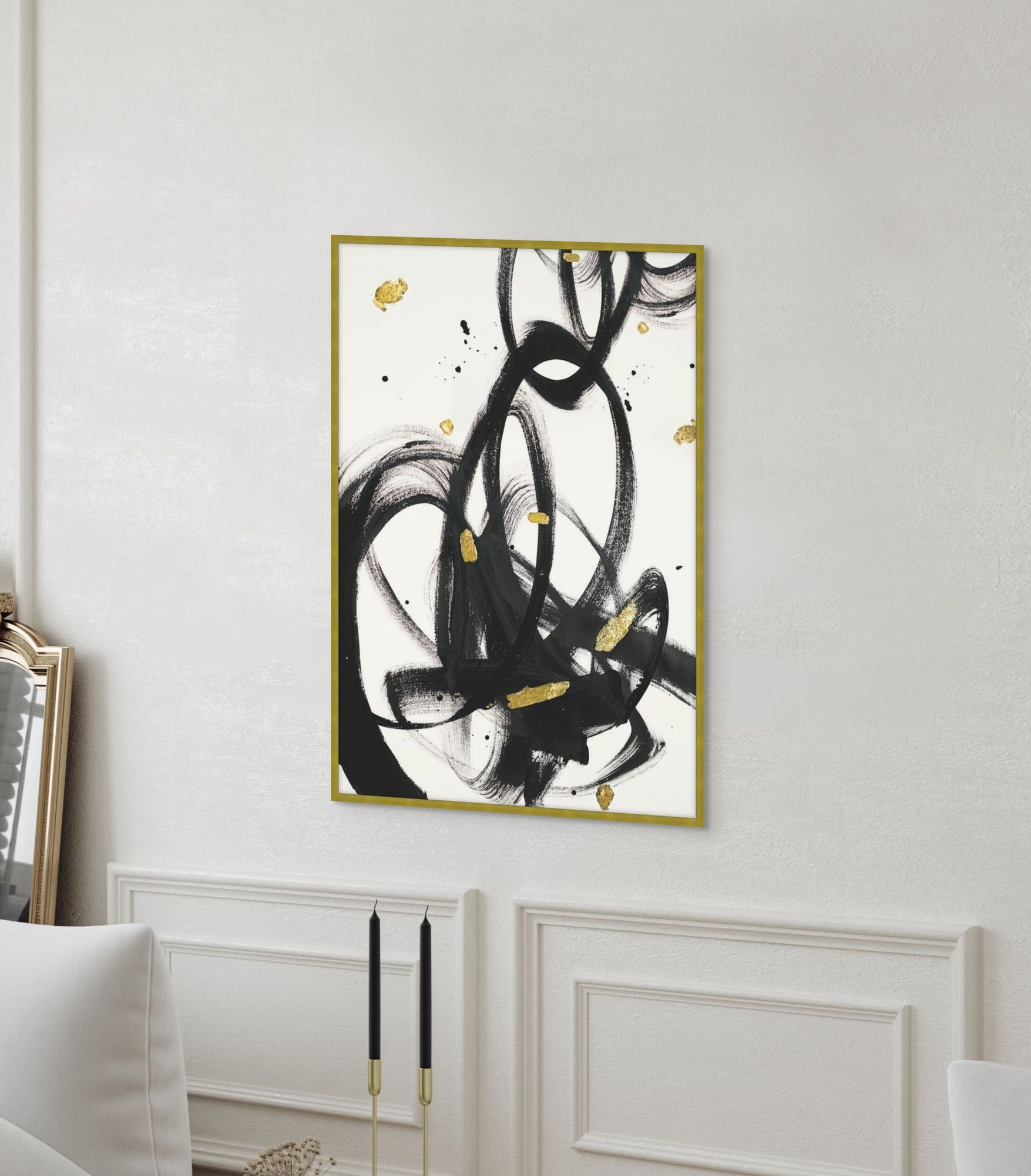 Gilded Strokes 5 — detail