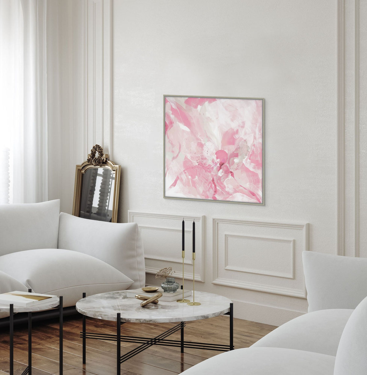 Pink Shores 2 in a room