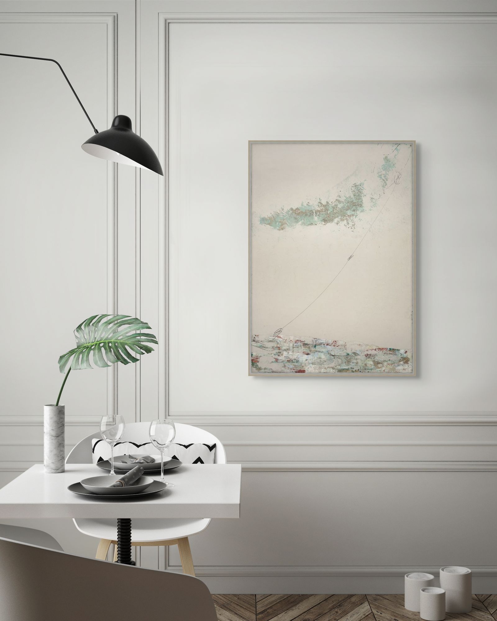 Tethered 4 in a room