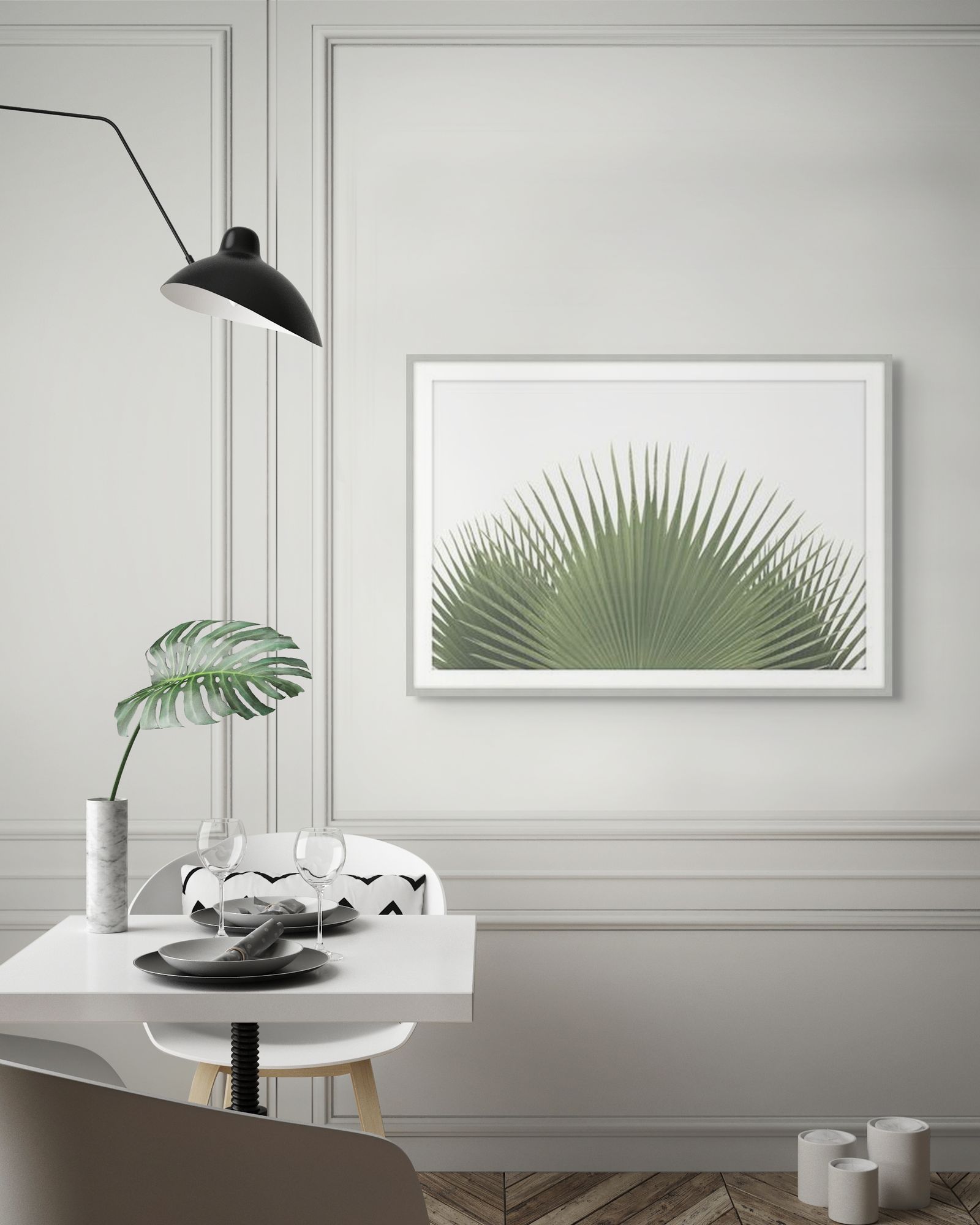 Tropical Leaves 2 in a room