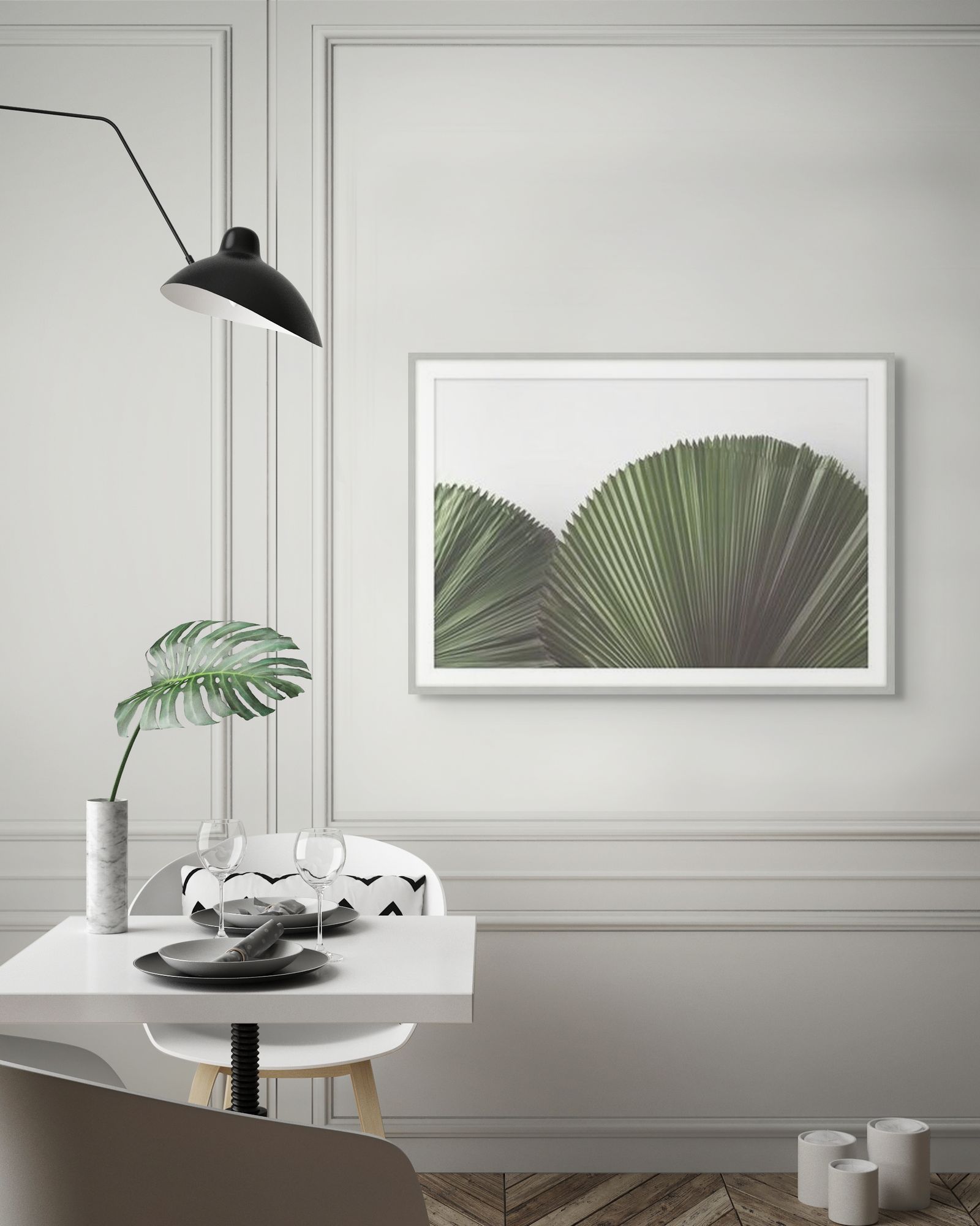 Tropical Leaves 4 in a room