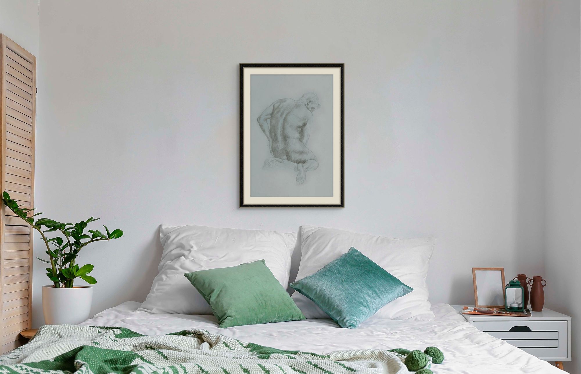 Figure Study 1 in a room