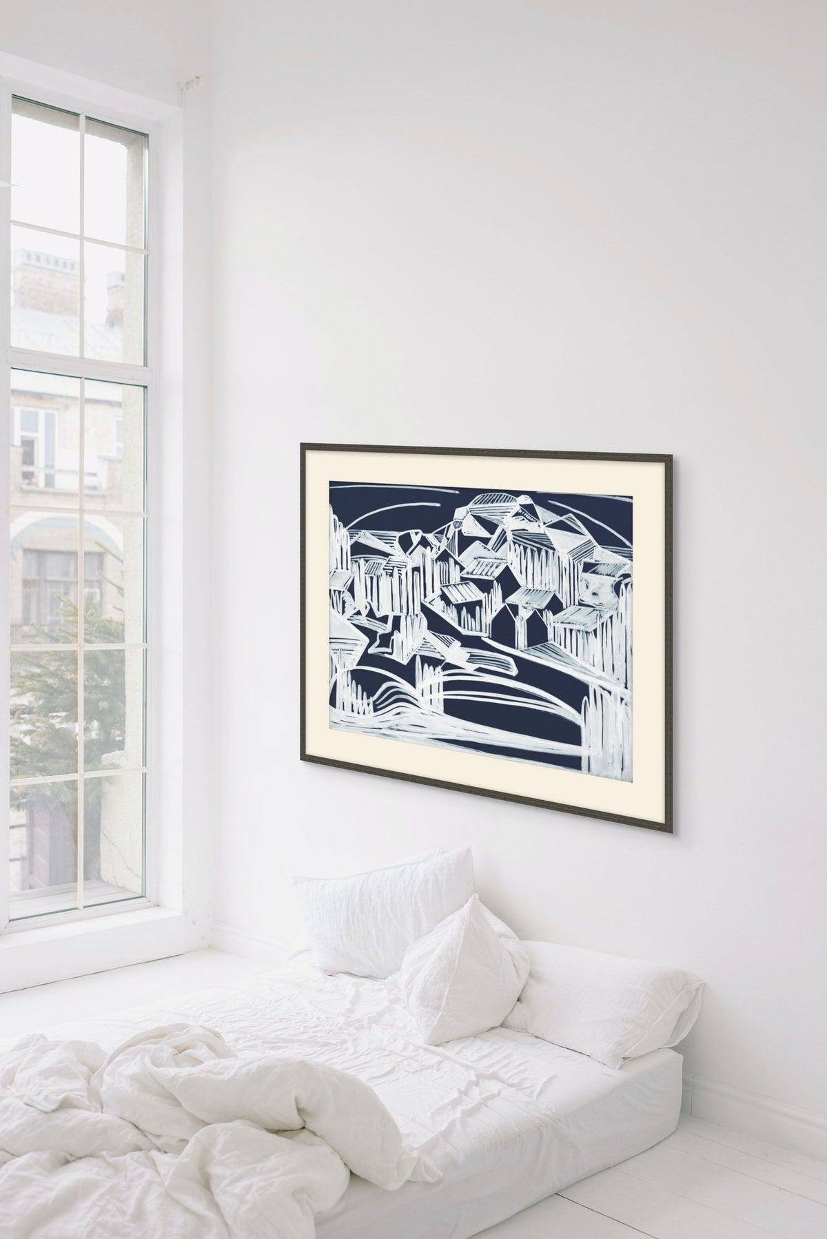 Hillscape Blue 1 in a room