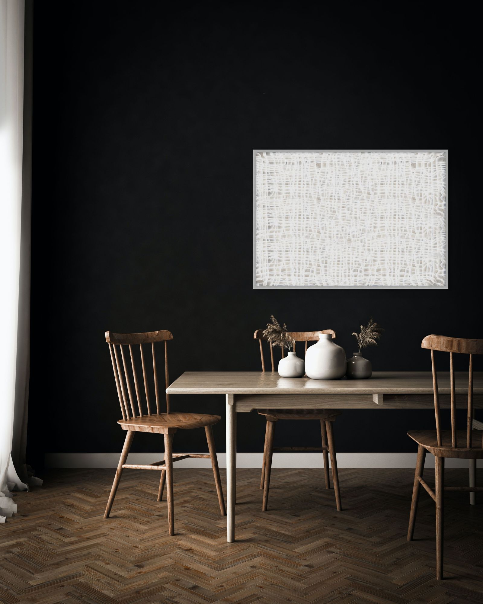 Woven Radiance 1 in a room