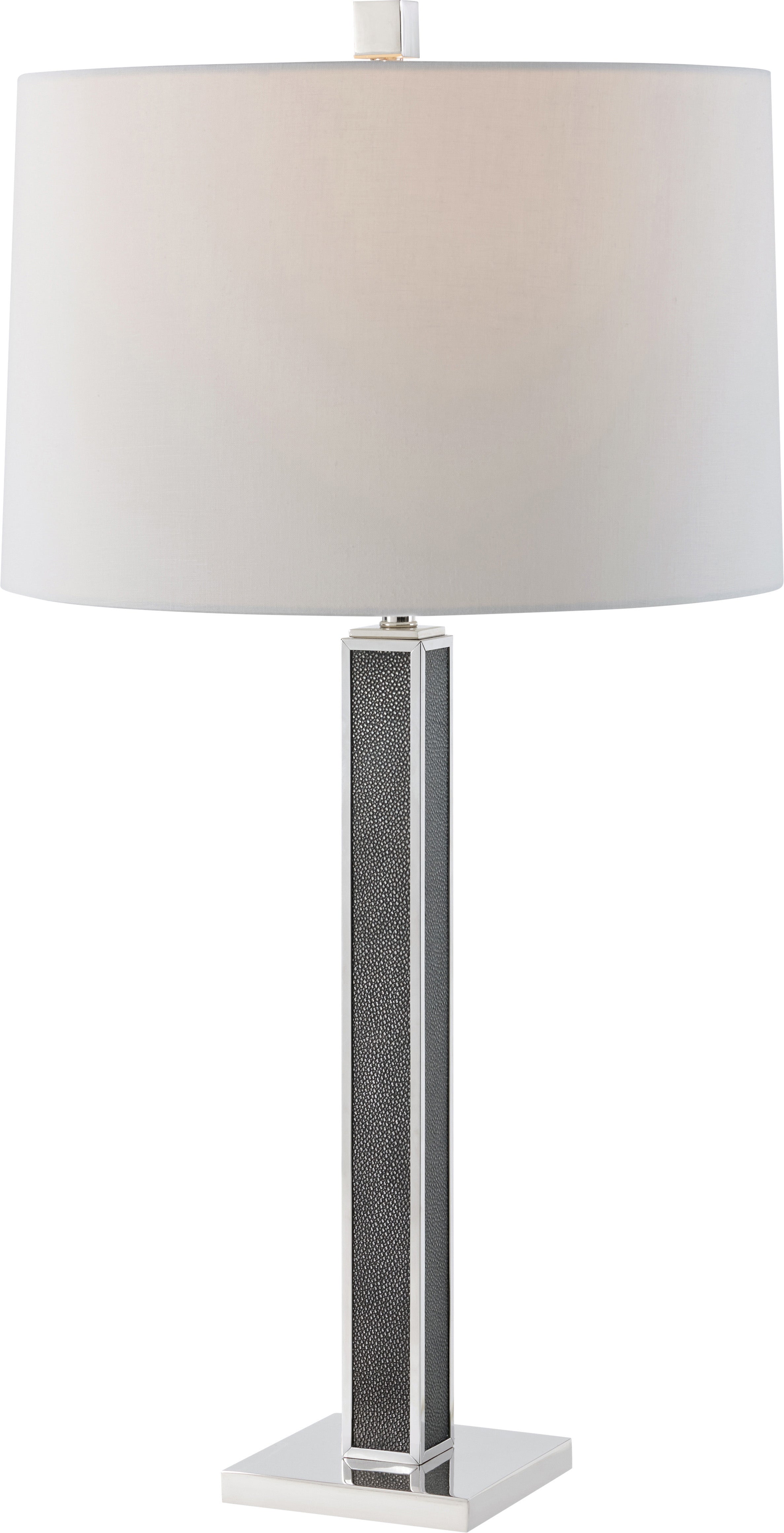Maxwell Buffet Lamp in Brass, Shagreen - Theodore Alexander