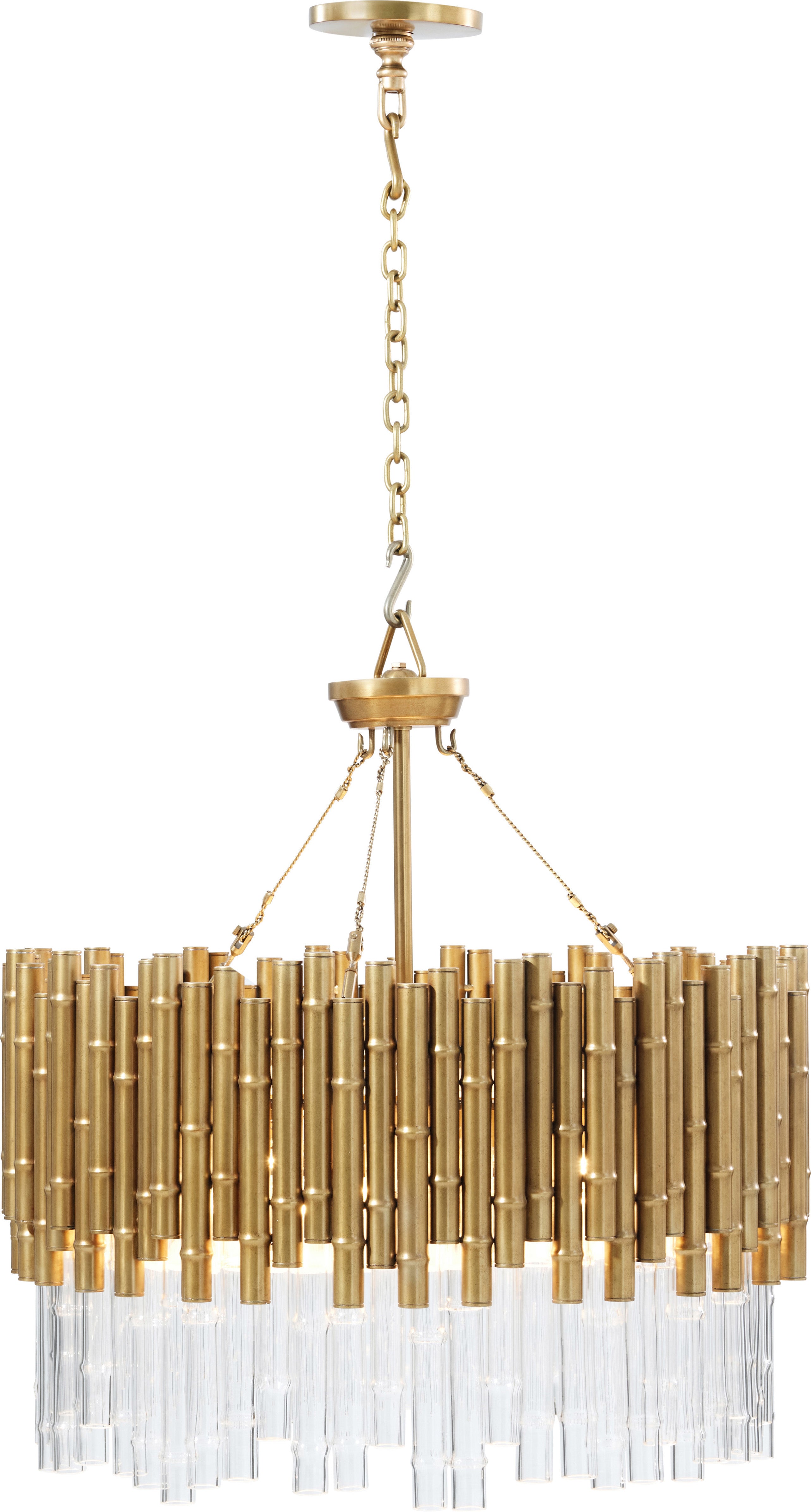 Kesden Media Round in Aluminium - Theodore Alexander