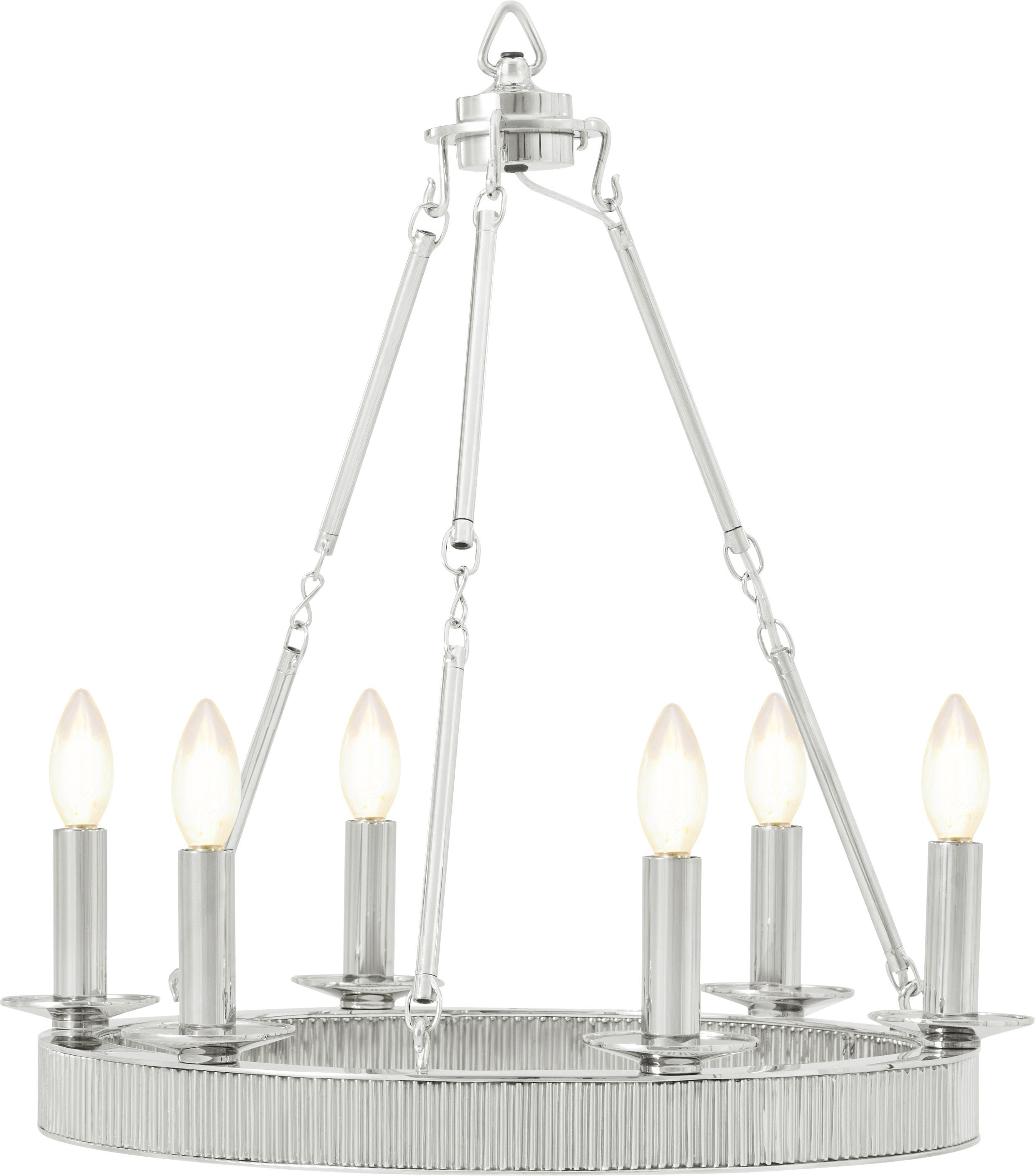 Simon Piccola Round in Brass - Theodore Alexander