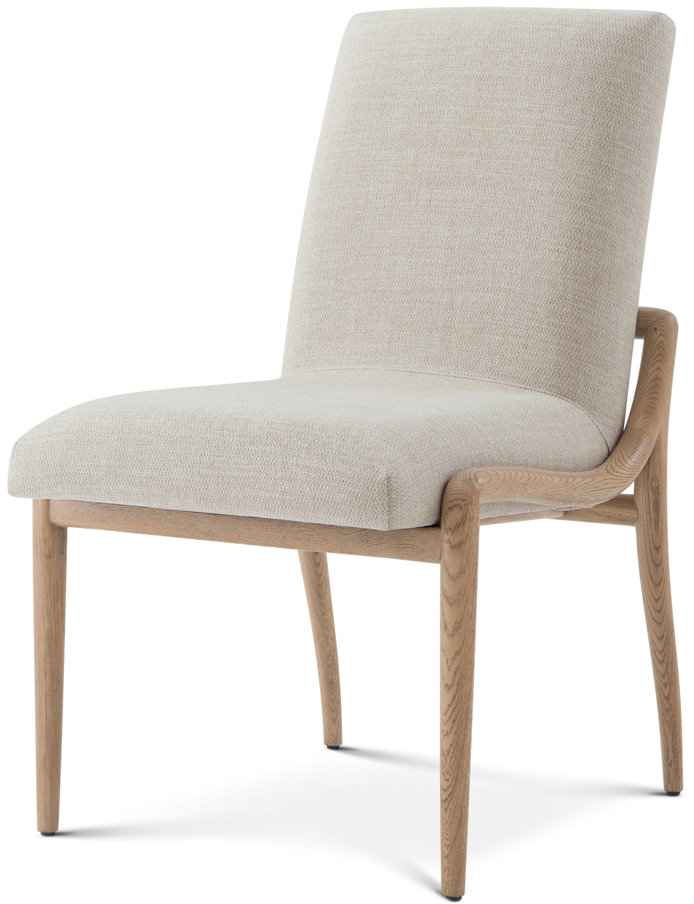 Catalina Dining Side Chair II in PCF1176.1J2G_Dune / Wood - Theodore Alexander