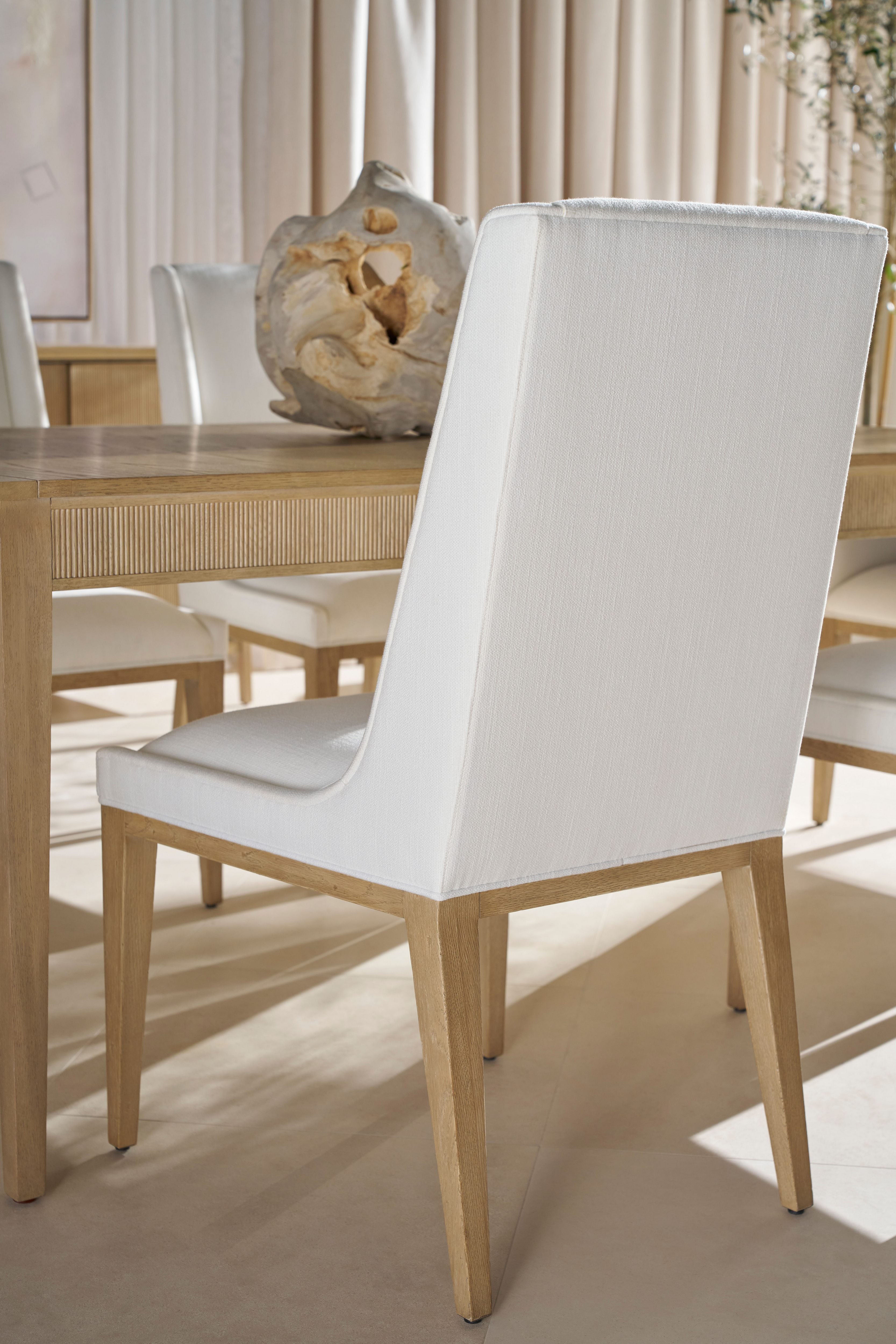Balboa Upholstered Dining Side Chair – Dining Chairs by Theodore Alexander | Sutter & Vale
