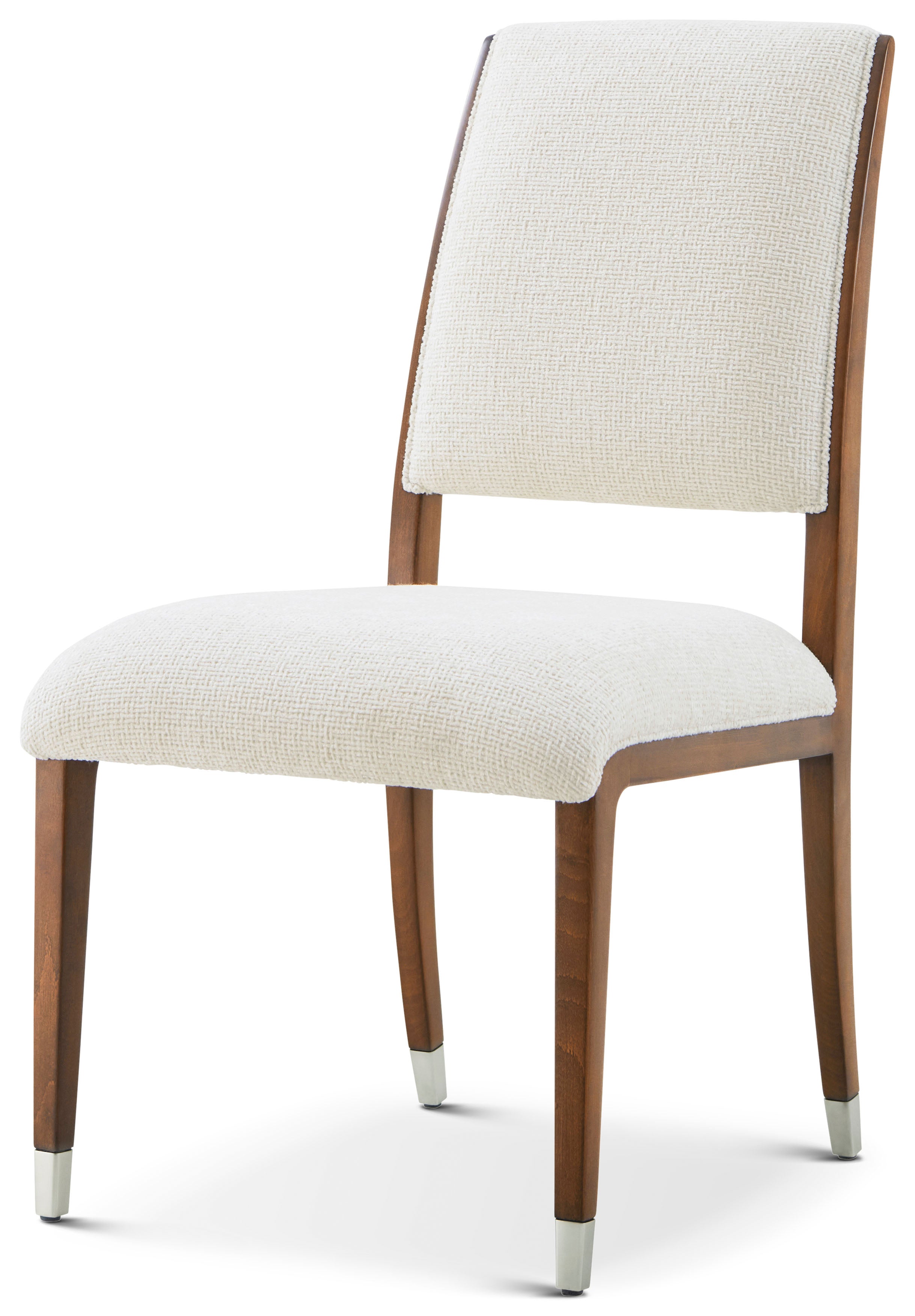 Origins Dining Side Chair in VCF1853_Landmark_MCF577.B_Starlight / Beech Wood, Brass - Theodore Alexander