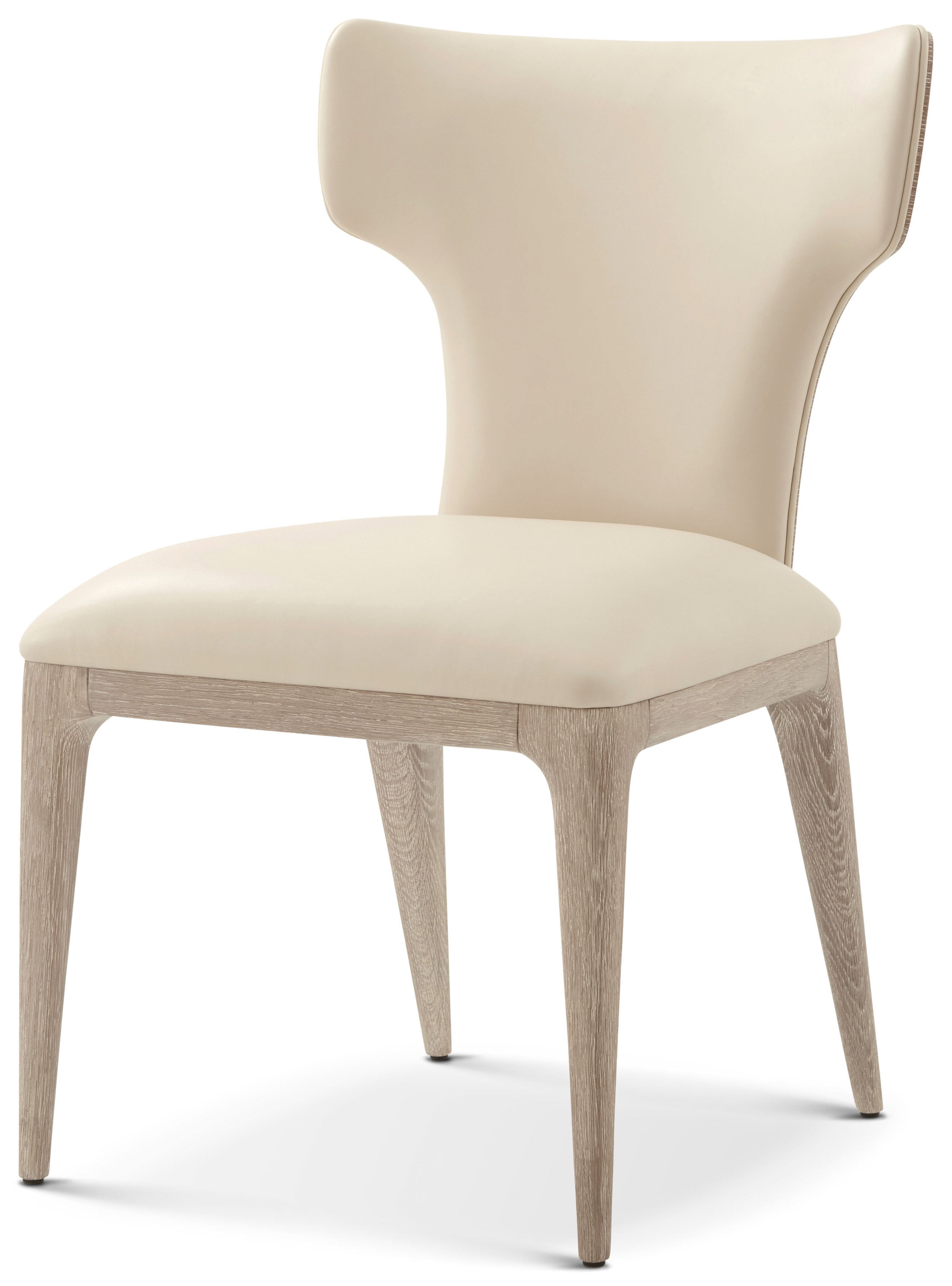 Repose Upholstered Dining Side Chair II in PCF1175.1K2HA3F_Grey_Oak / Solid Wood, Veneer - Theodore Alexander