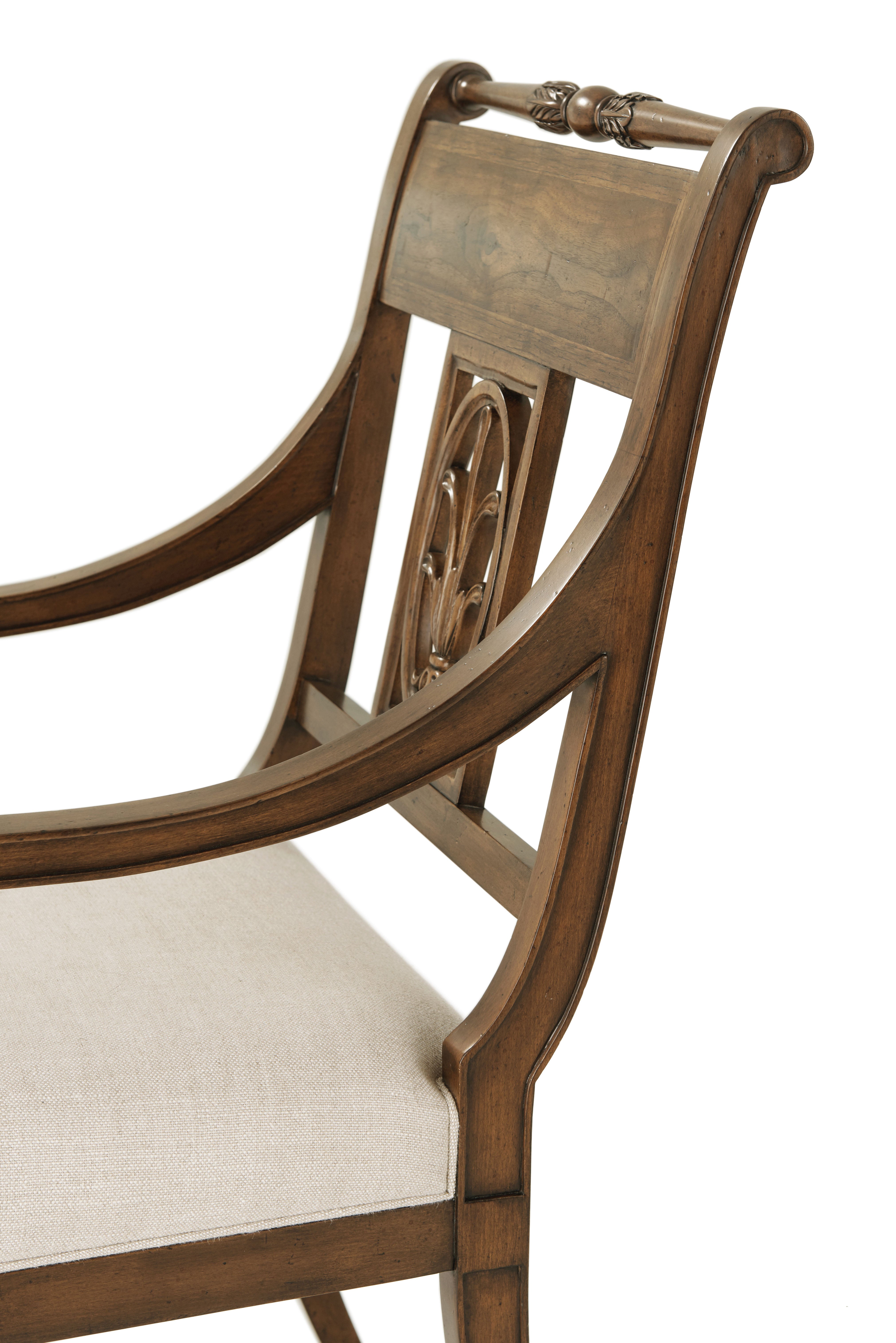 The Iven Dining Armchair – Dining Chairs by Theodore Alexander | Sutter & Vale