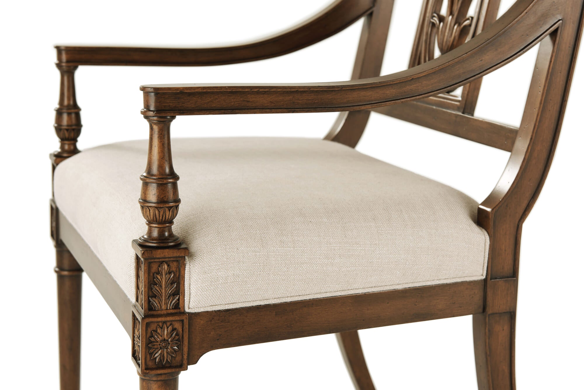 The Iven Dining Armchair – Dining Chairs by Theodore Alexander | Sutter & Vale