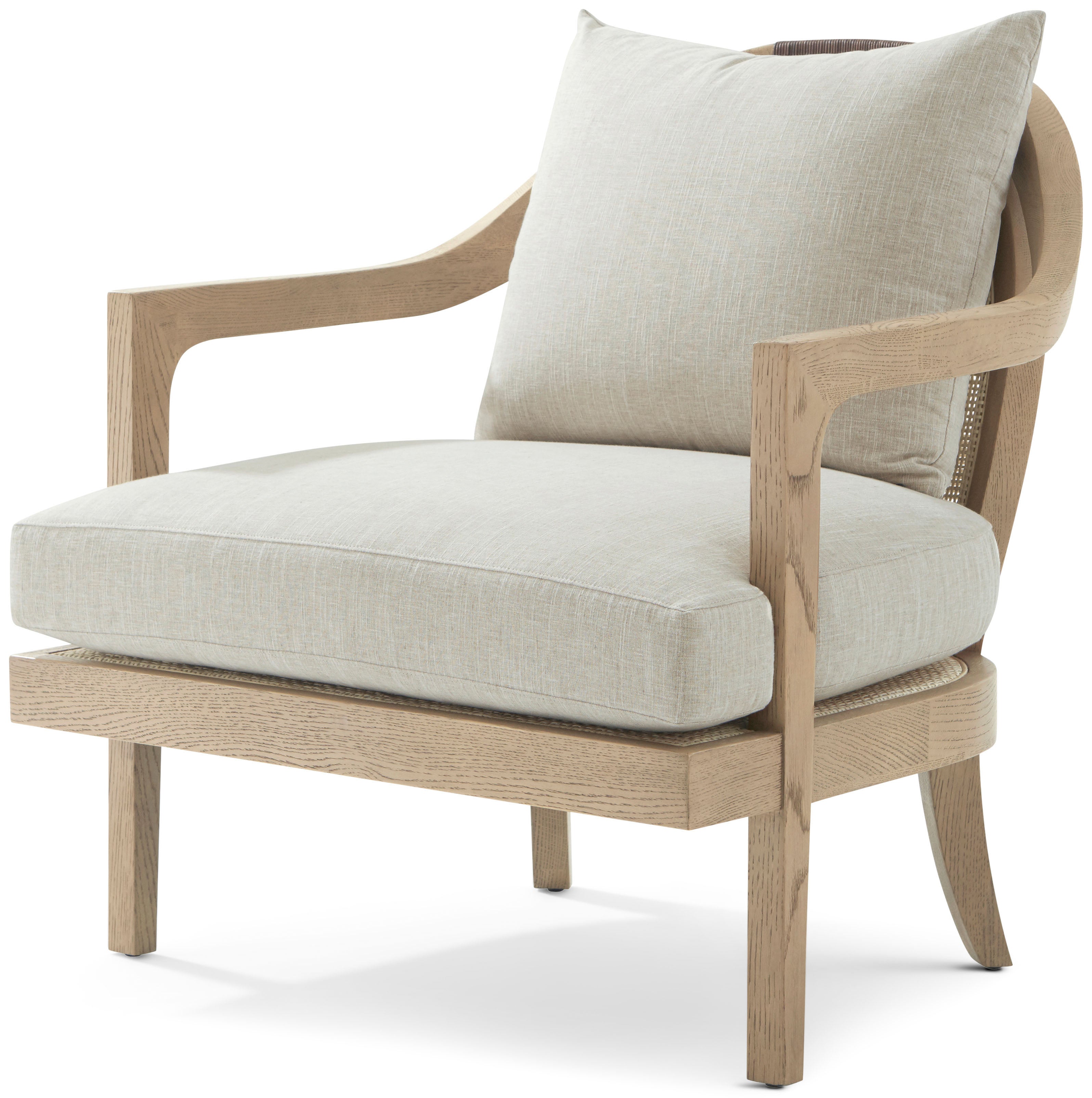 Catalina Accent Chair in Solid Wood - Theodore Alexander