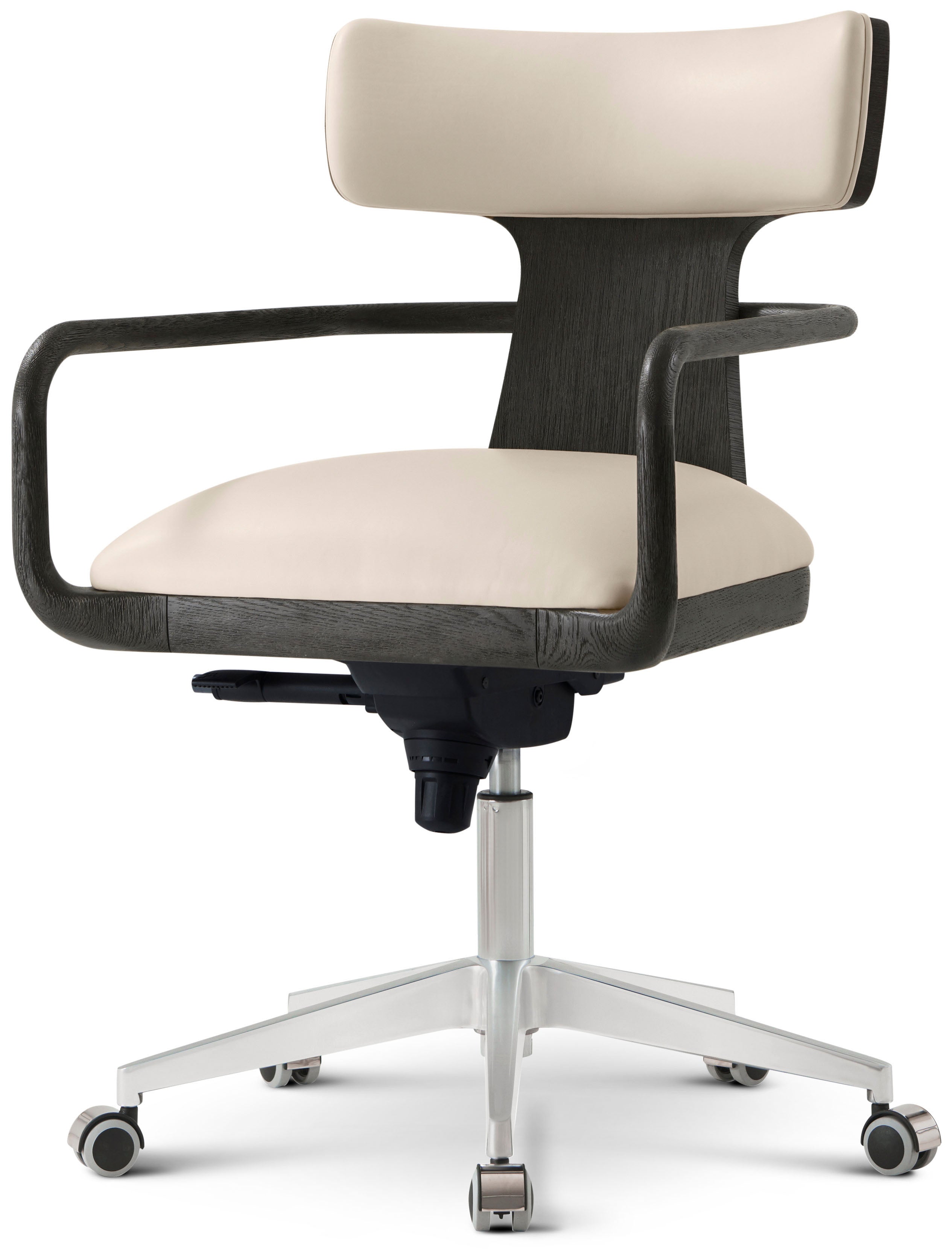 Repose Wooden Upholstered Study Chair – Desk Chairs by Theodore Alexander | Sutter & Vale