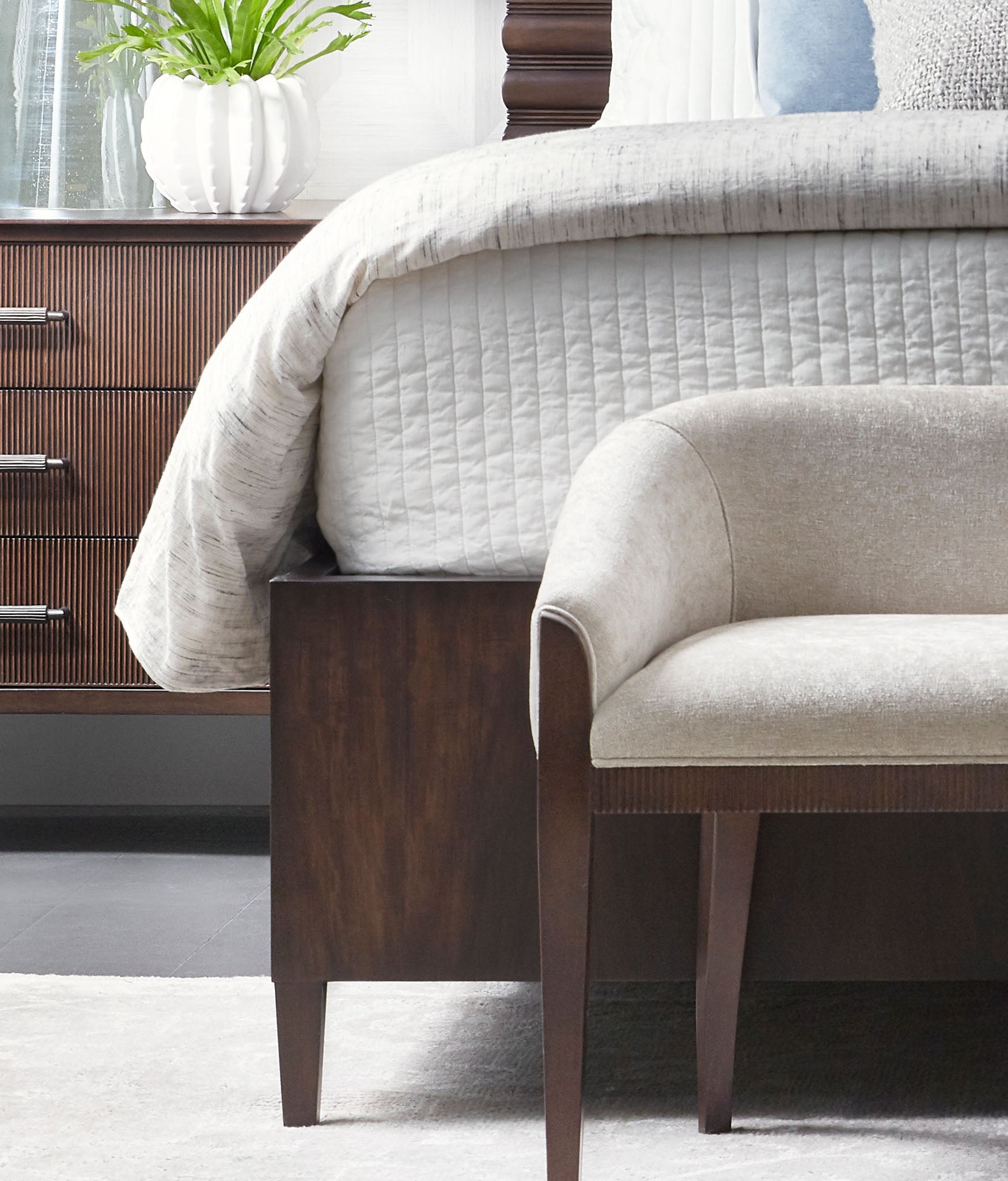 Lido Bench – Benches by Theodore Alexander | Sutter & Vale