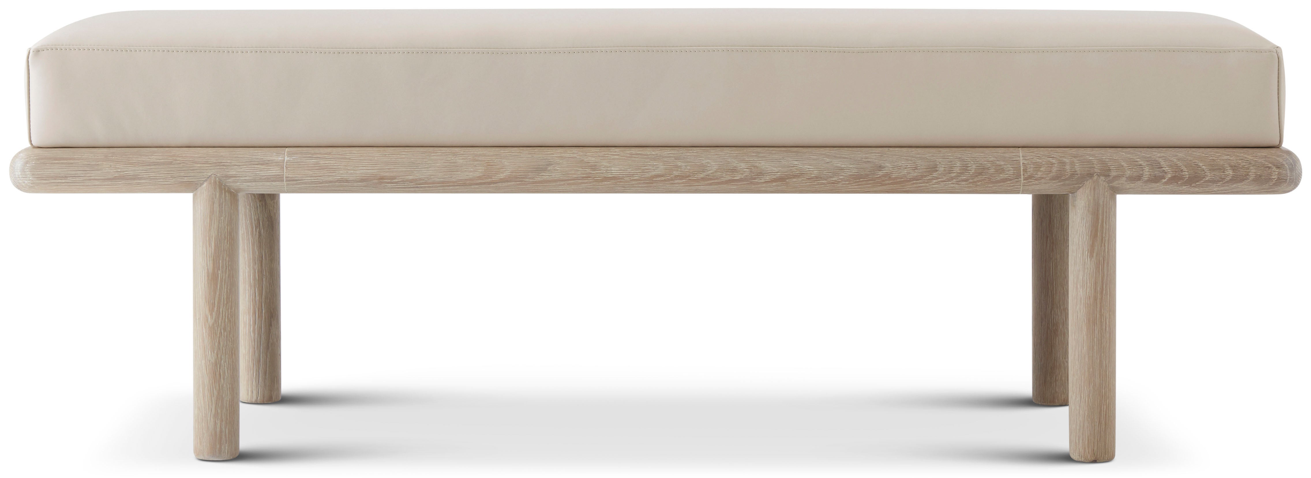 Repose upholstered End of Bed Bench – Benches by Theodore Alexander | Sutter & Vale