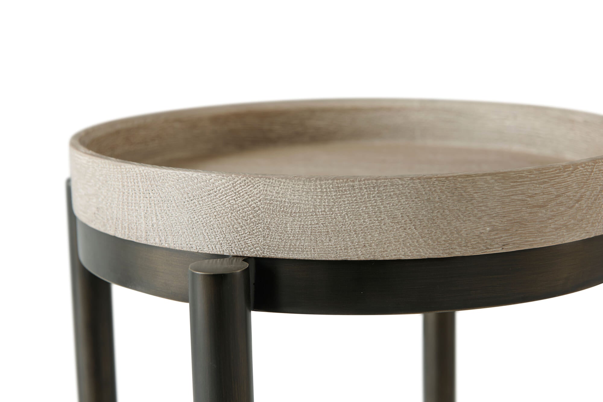 Repose Round Side Table – Side Tables by Theodore Alexander | Sutter & Vale