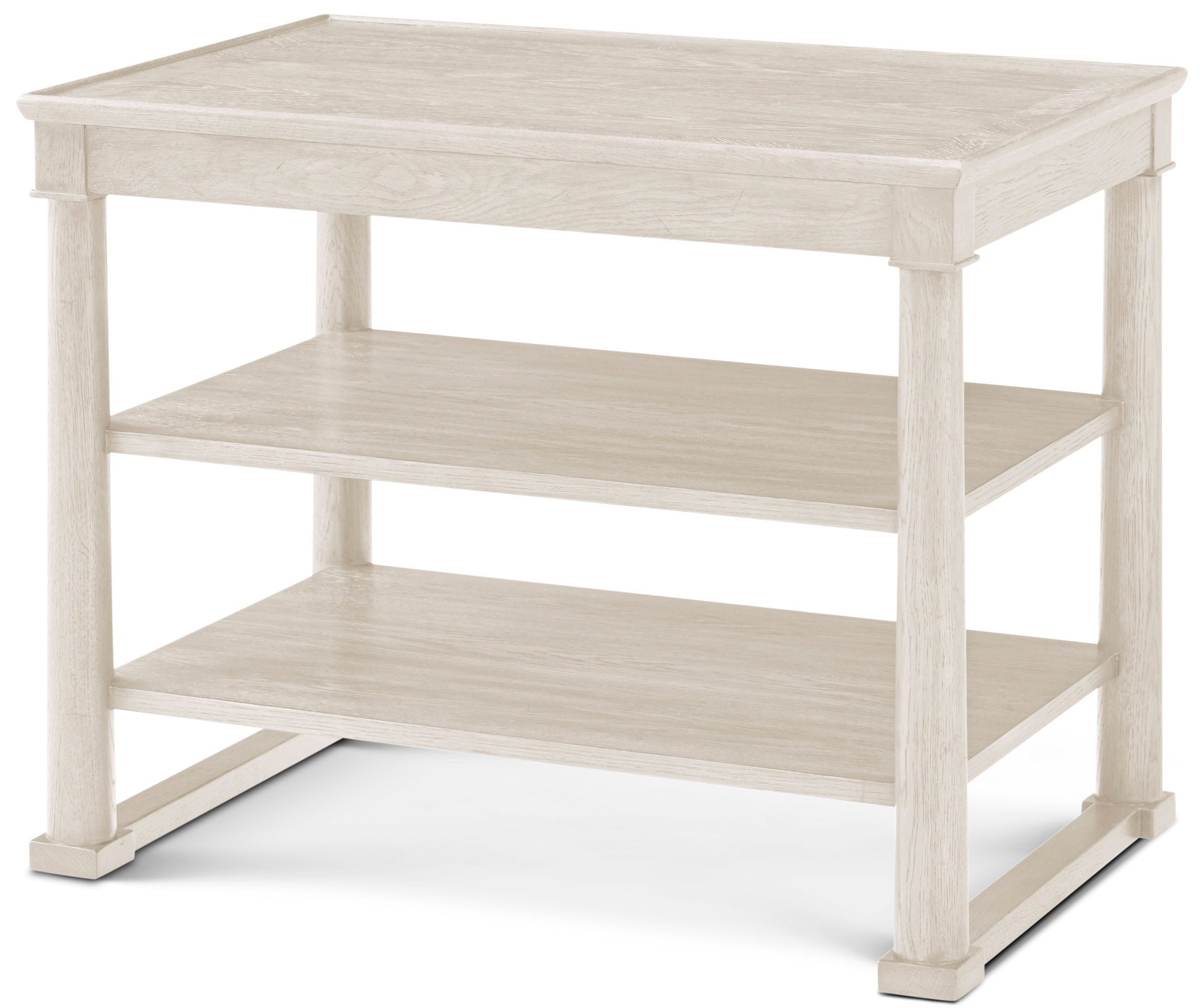 Surrey Side Table in VCF1884_Dover / Oak Wood, Oak Veneer - Theodore Alexander