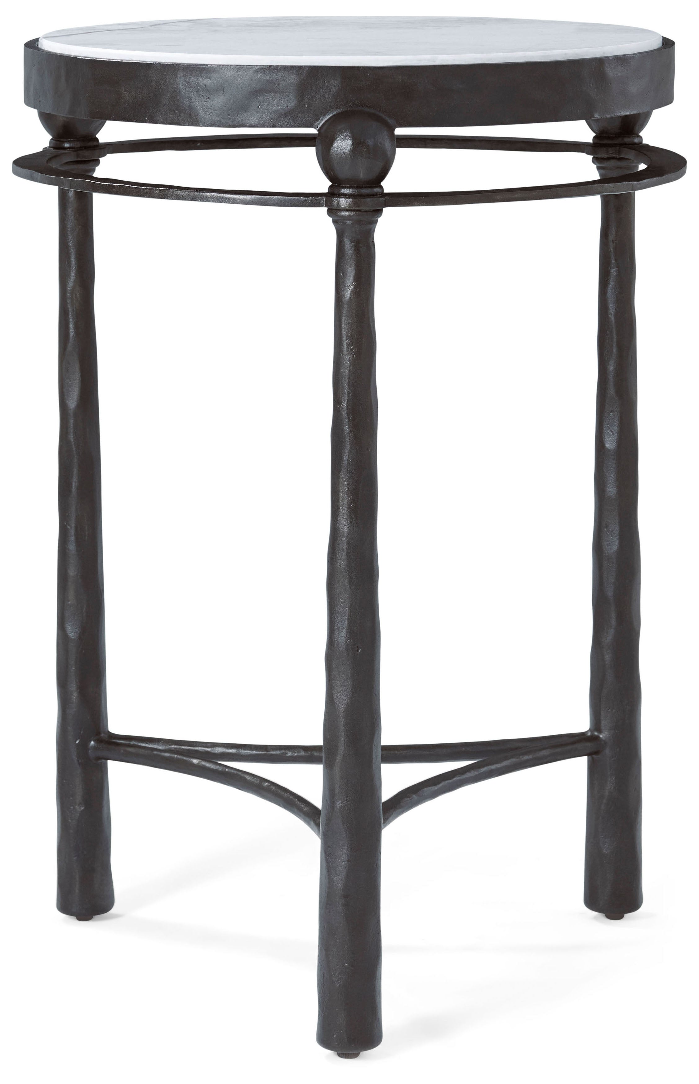 Spencer London Round Metal Drink Table – Accent Tables by Theodore Alexander | Sutter & Vale