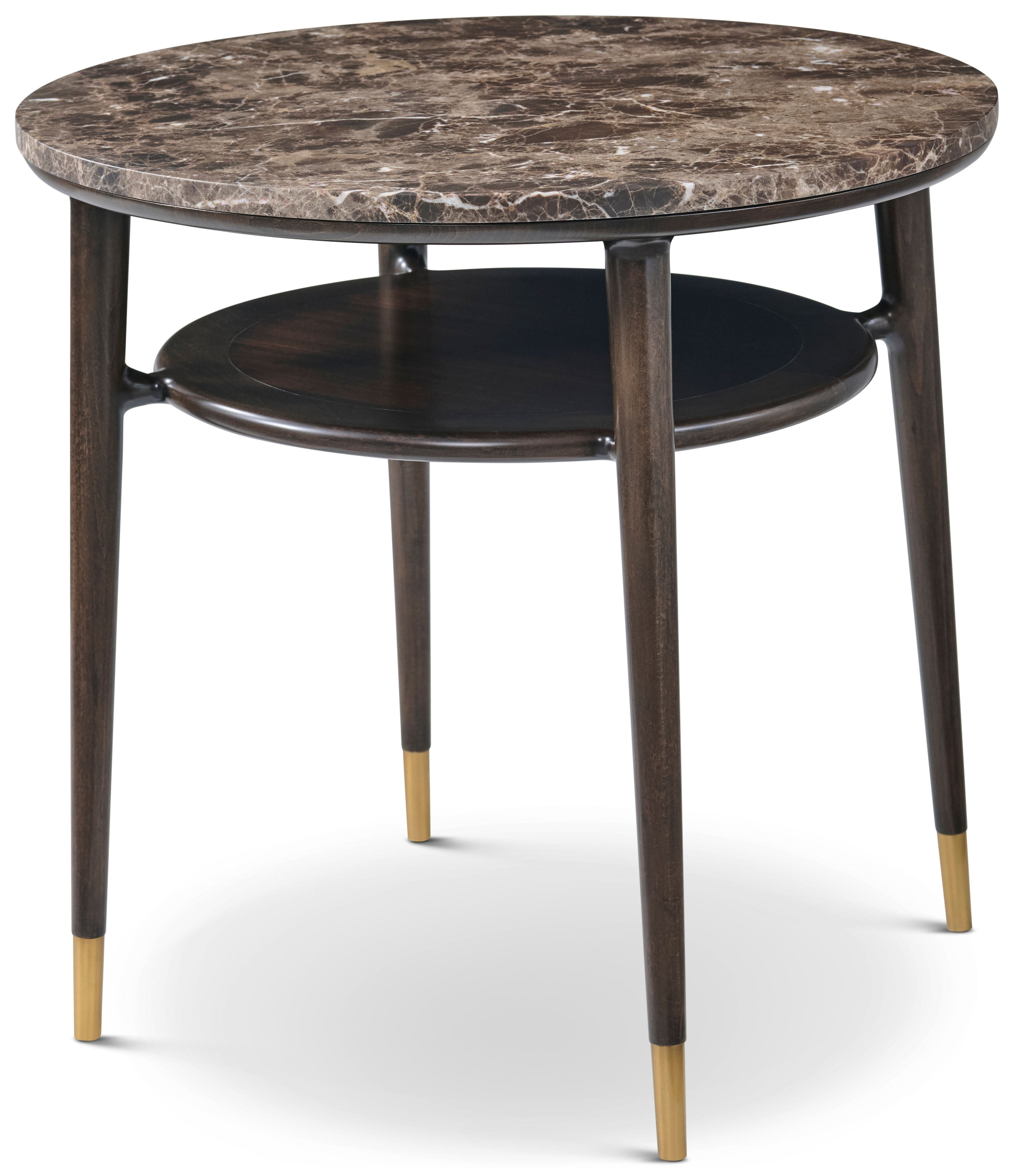 Ashburton Place Round Marble Top Side Table | Theodore Alexander | Sutter & Vale