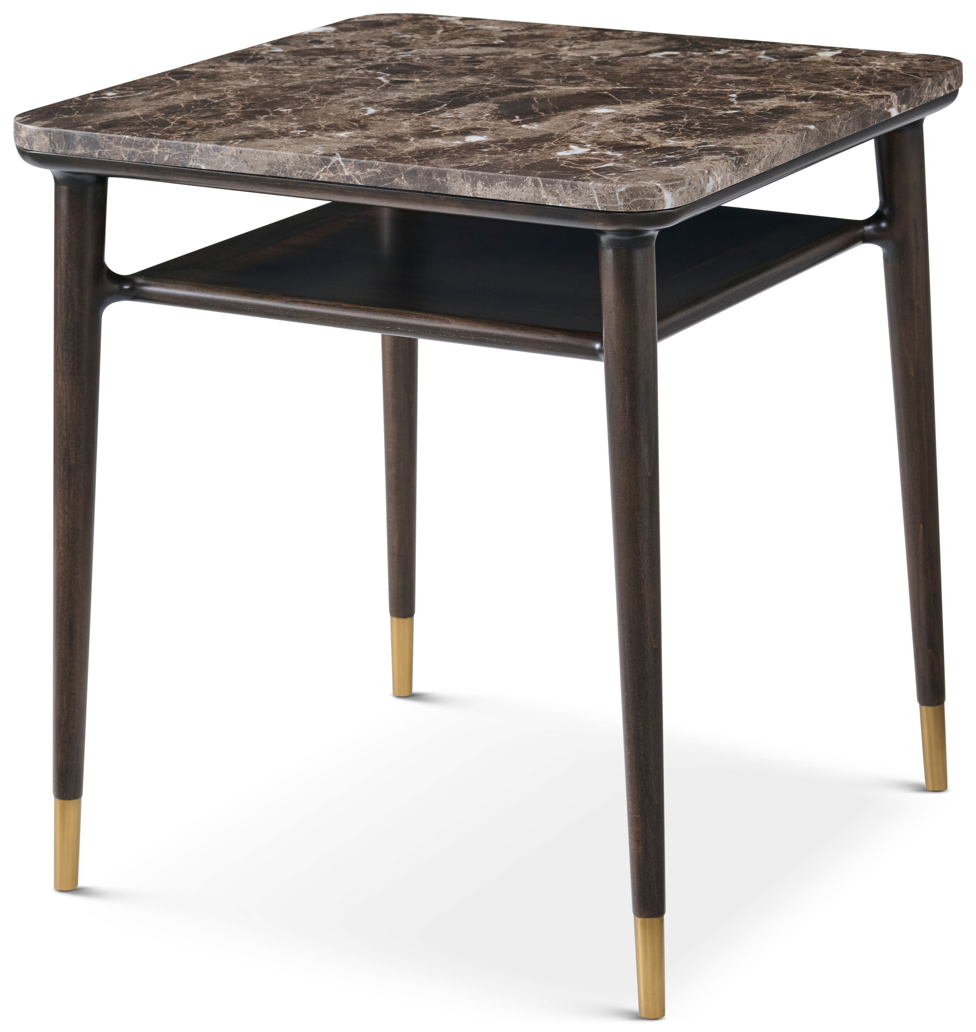 Ashburton Place Square Marble Top Side Table | Theodore Alexander | Sutter & Vale