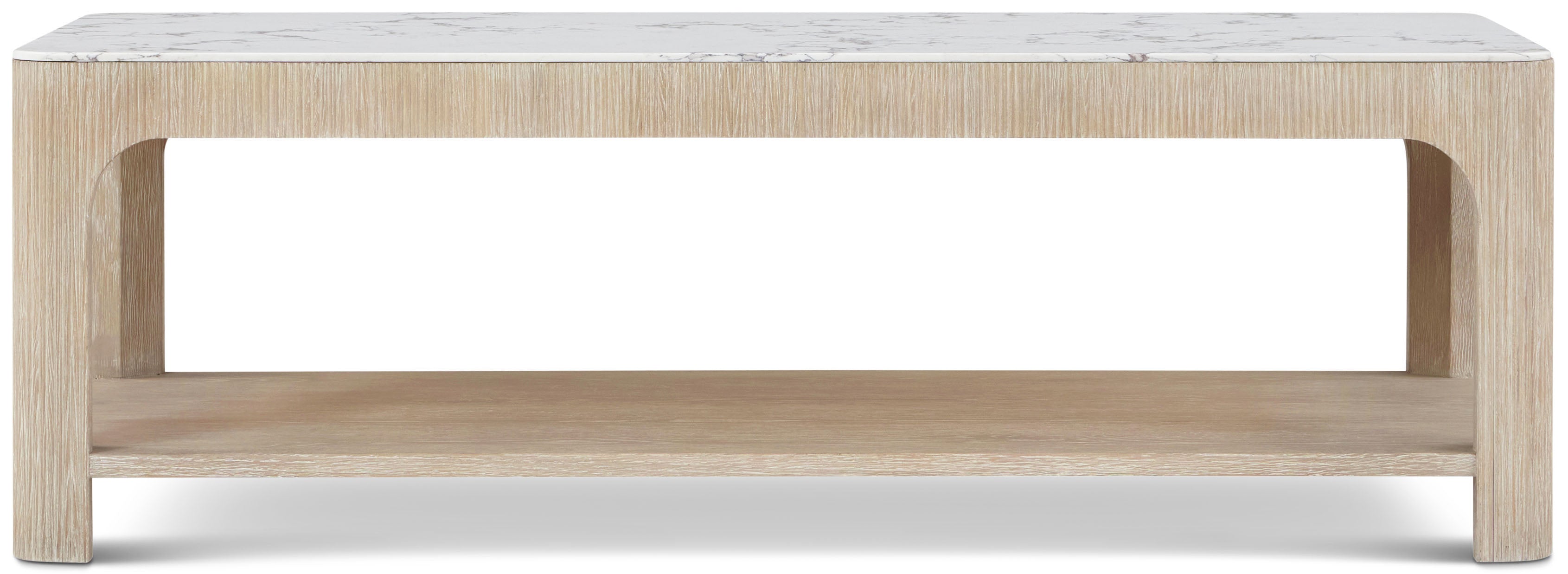Horizon Rectangular Quartz Cocktail Table | Theodore Alexander | Sutter & Vale