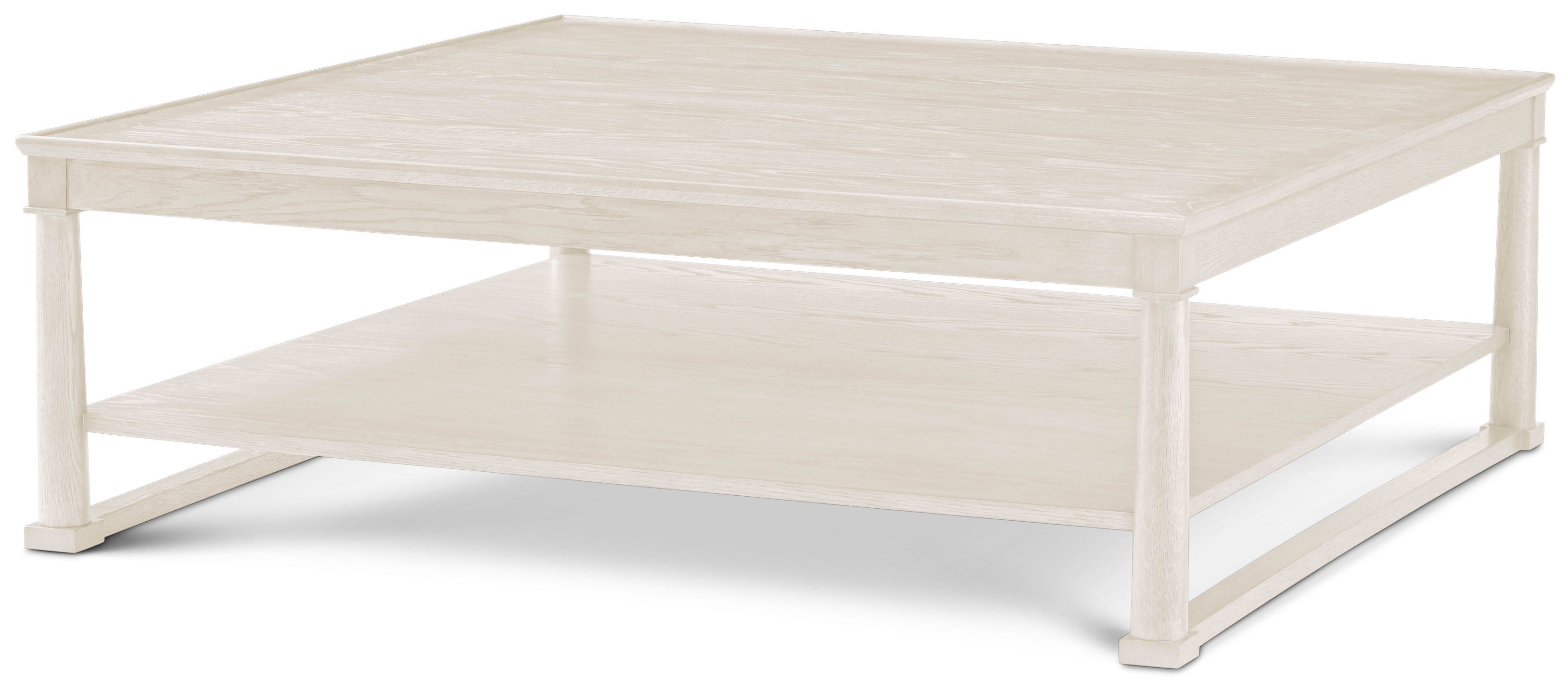 Surrey Square Cocktail Table in VCF1884_Dover / Oak Wood, Oak Veneer - Theodore Alexander