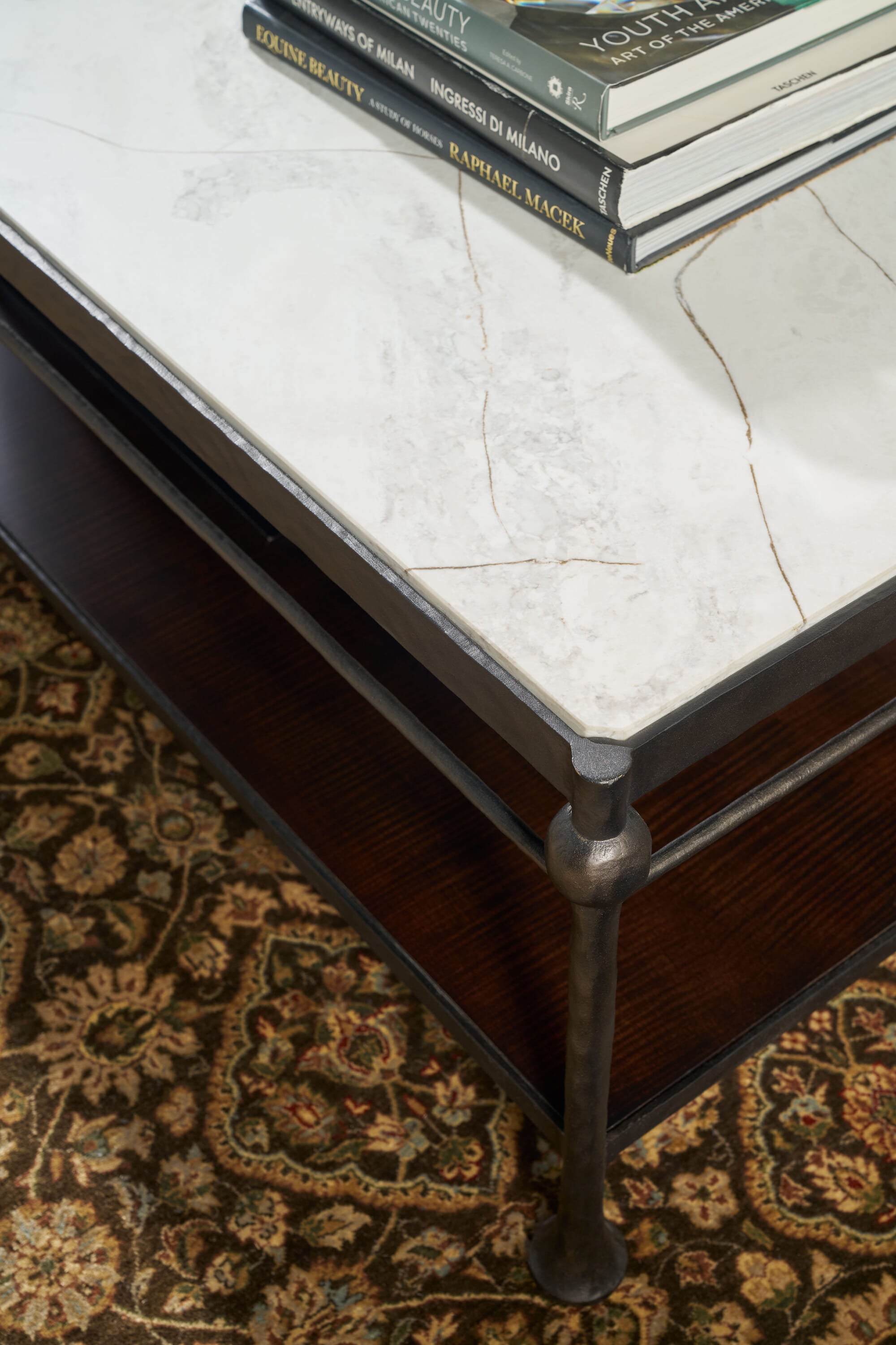 Spencer London Metal Cocktail Table – Cocktail Tables by Theodore Alexander | Sutter & Vale