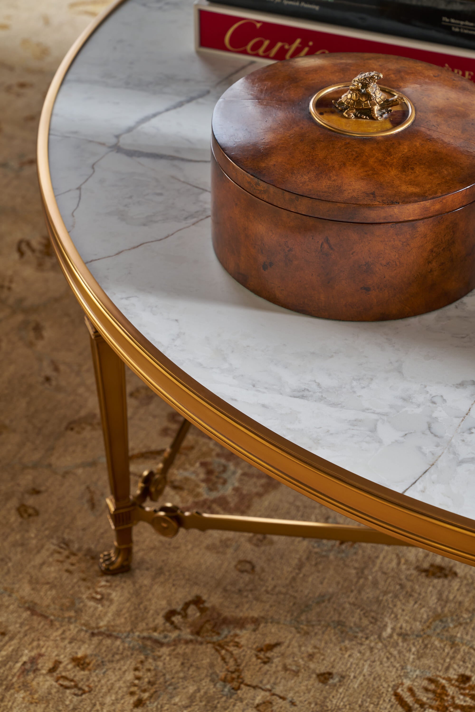 Spencer London Brass Cocktail Table – Cocktail Tables by Theodore Alexander | Sutter & Vale