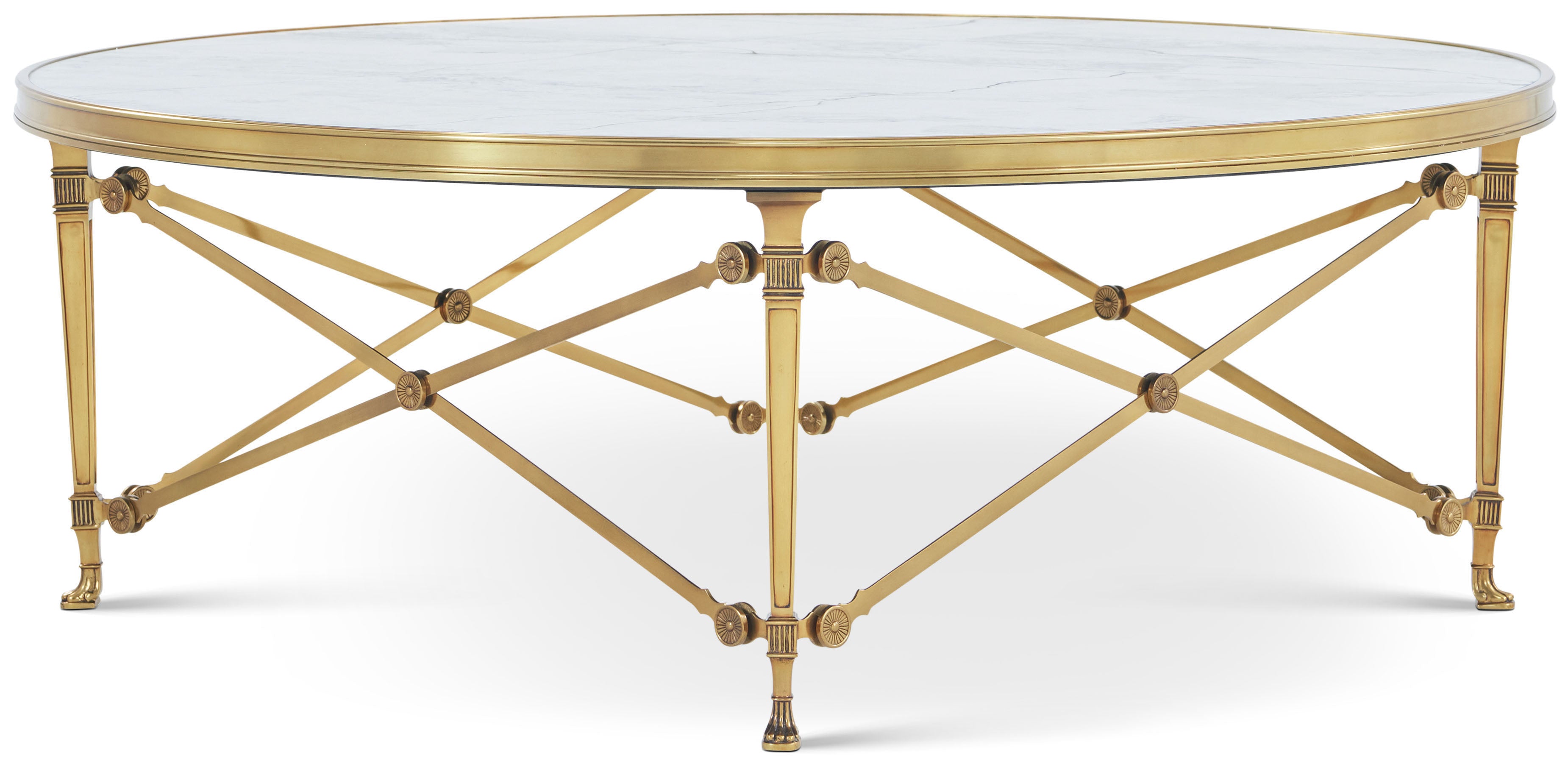 Spencer London Brass Cocktail Table | Theodore Alexander | Sutter & Vale