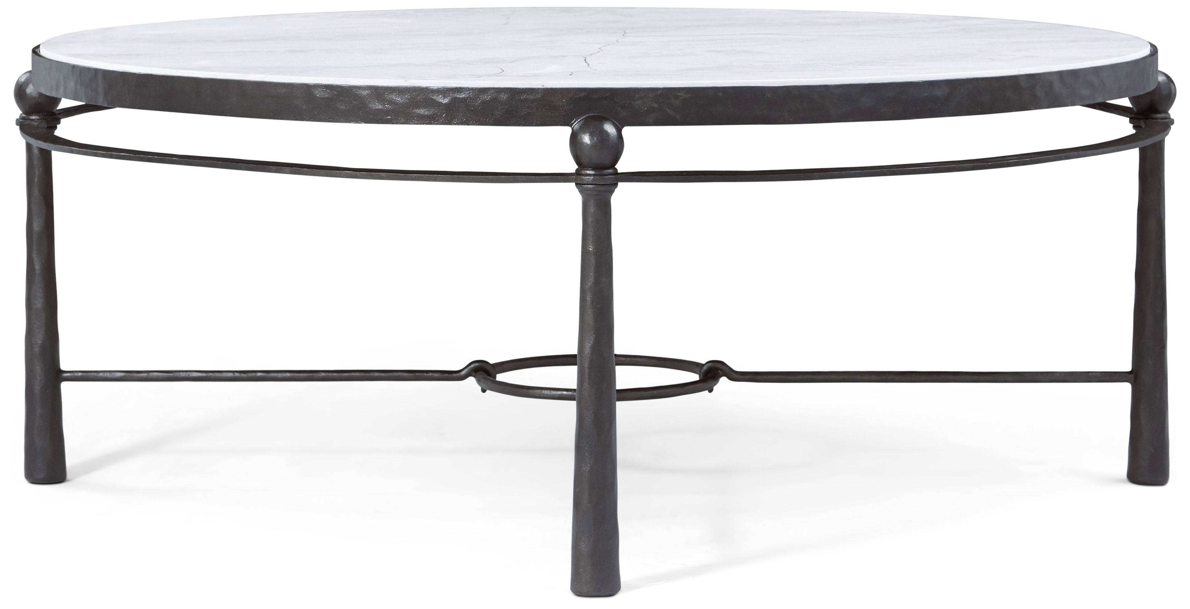 Spencer London Round Metal Cocktail Table | Theodore Alexander | Sutter & Vale