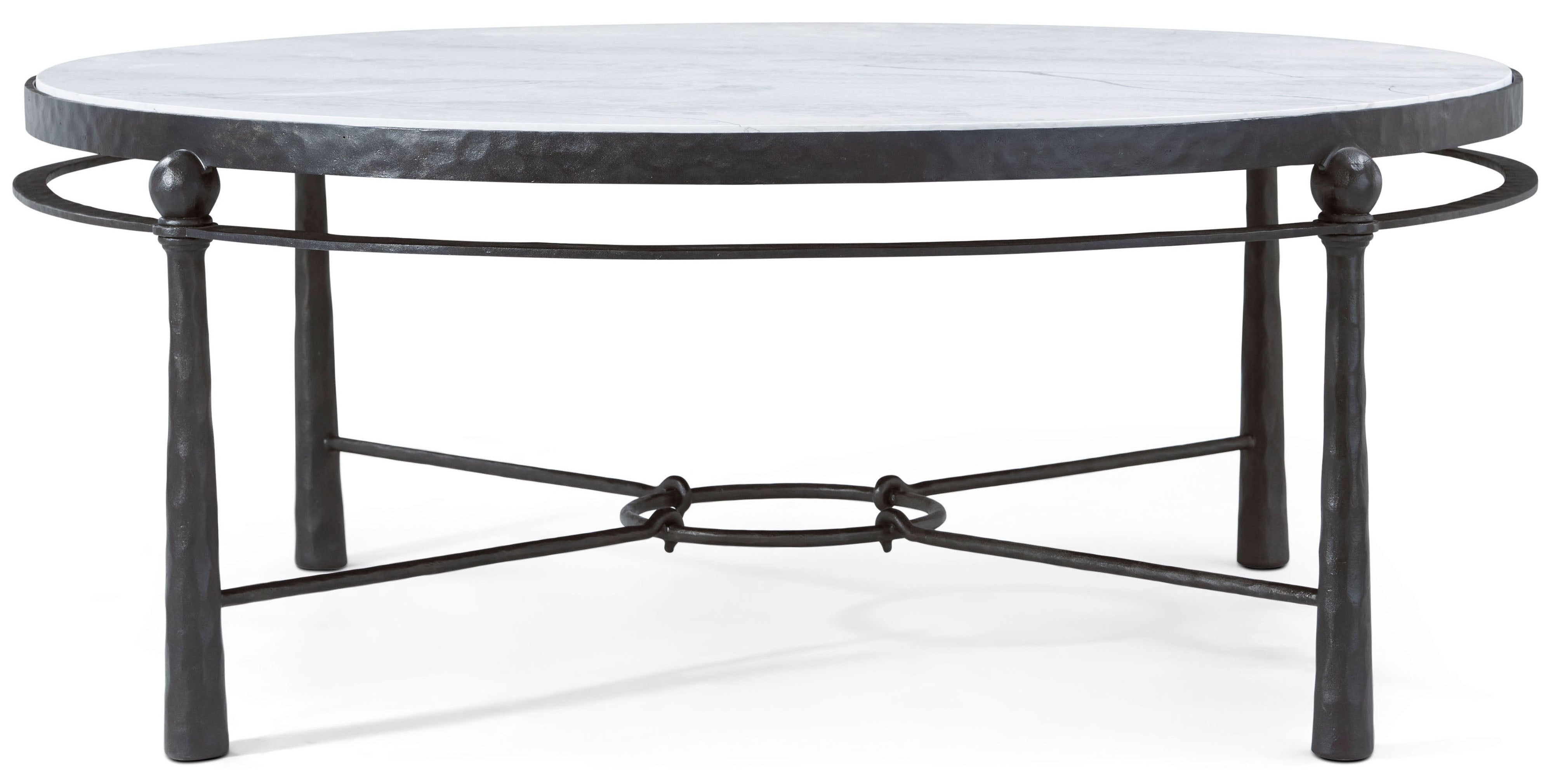 Spencer London Round Metal Cocktail Table | Theodore Alexander | Sutter & Vale