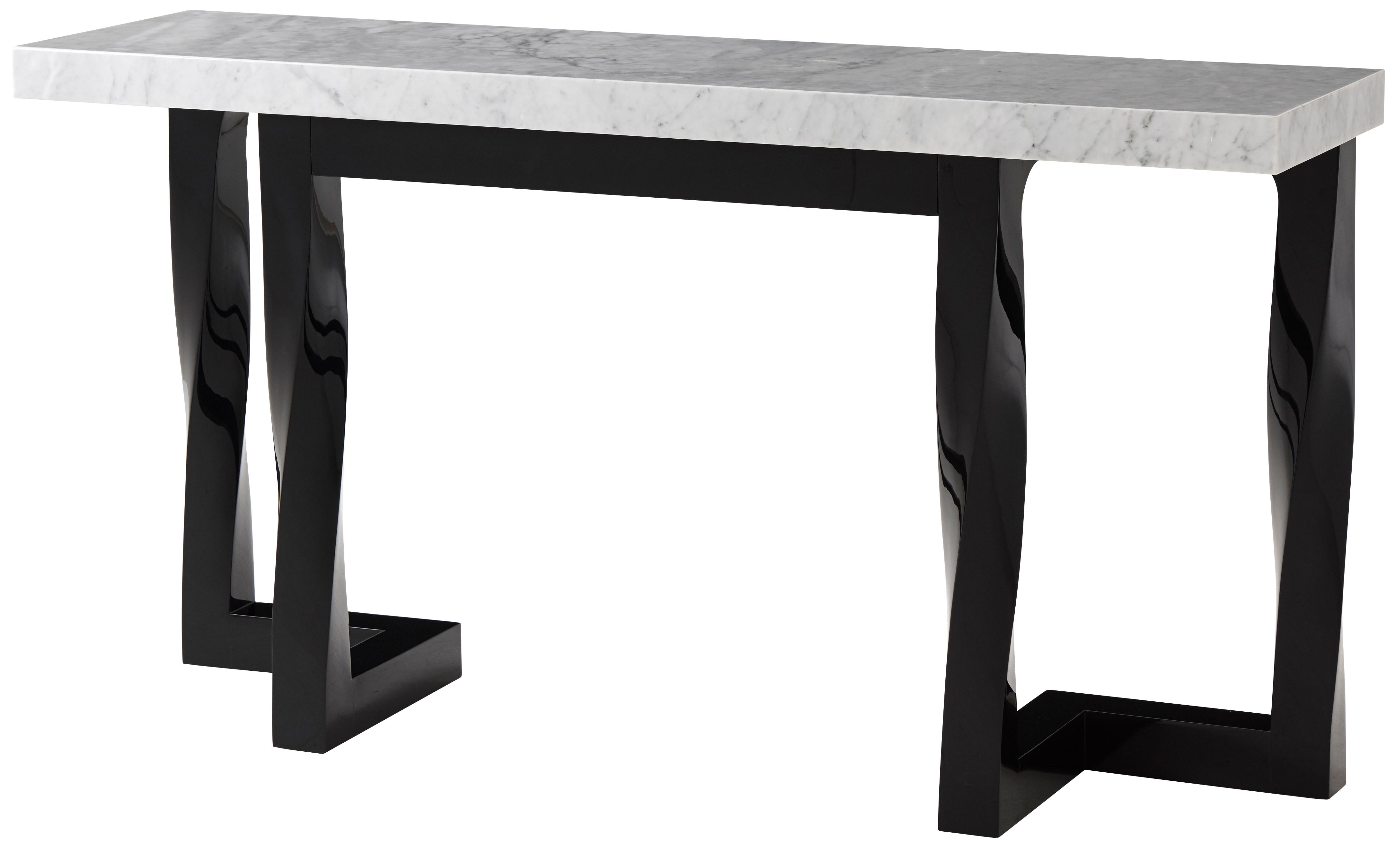 Spira Console Table in Marble, Poplar - Theodore Alexander