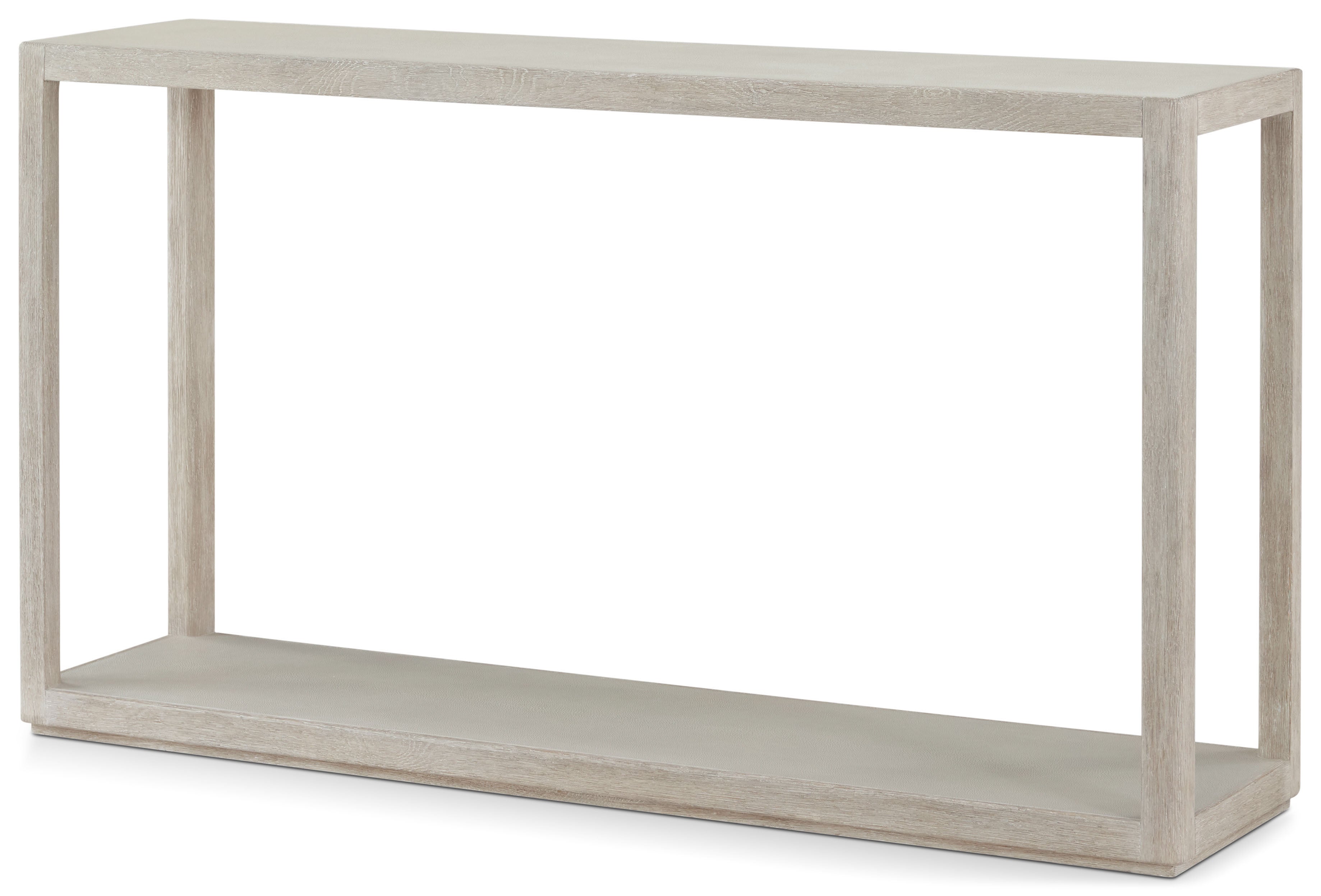 Maxwell Console Table in Solid Wood, Veneer, Shagreen - Theodore Alexander