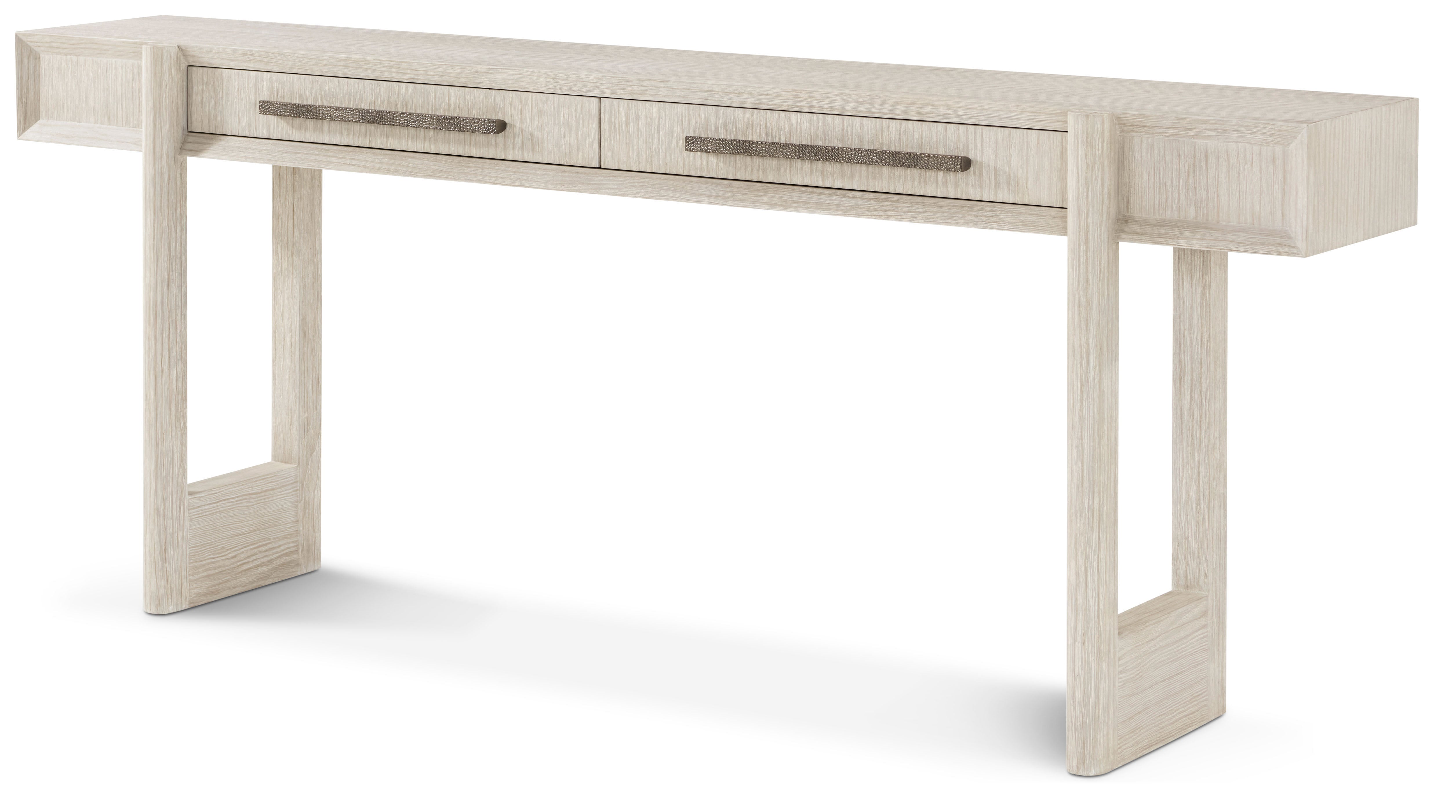 Urbane Console Table in Wood, Veneer, Aluminium - Theodore Alexander