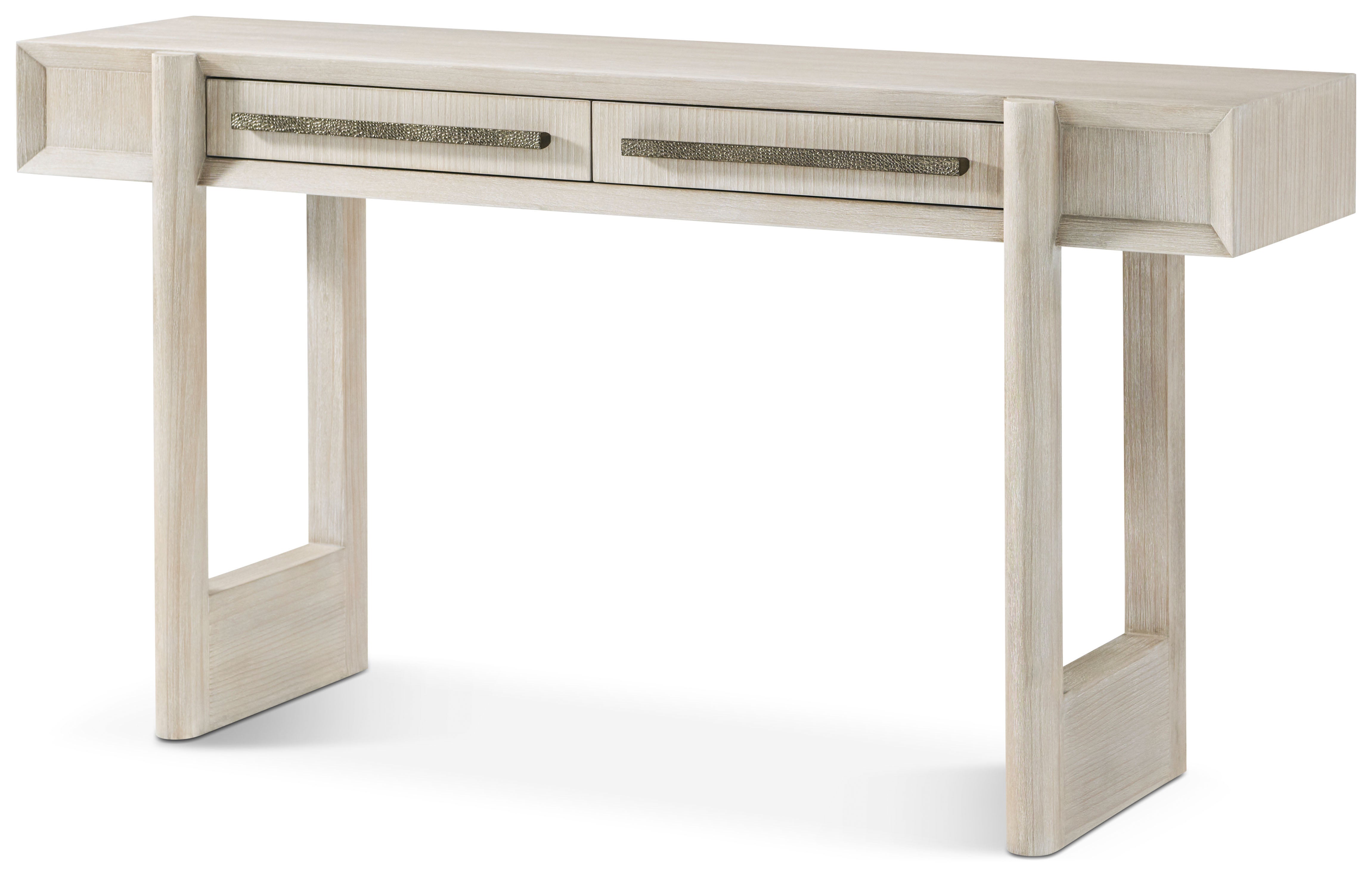 Urbane Console Table in Wood, Veneer, Aluminium - Theodore Alexander