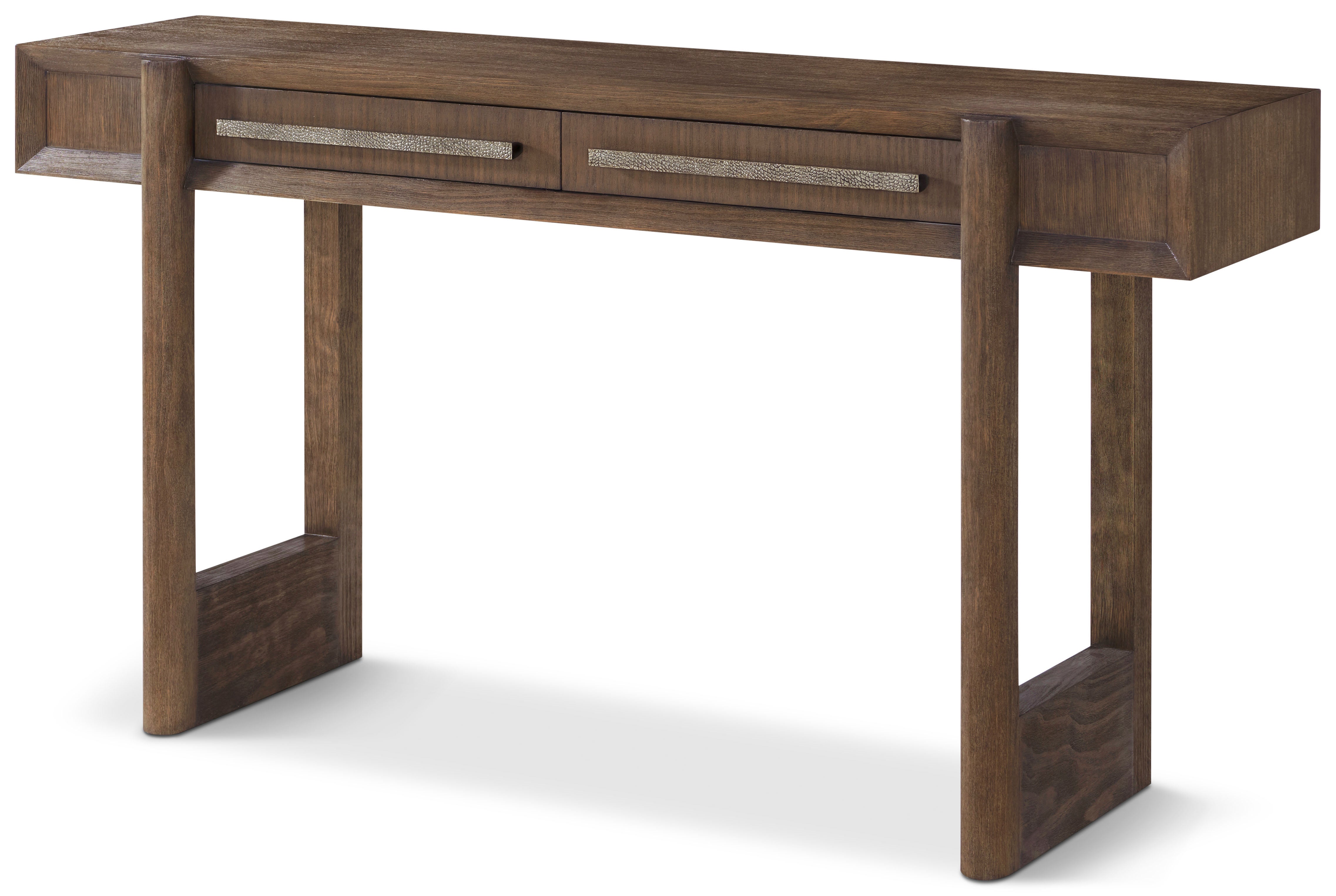 Urbane Console Table in Wood, Veneer, Aluminium - Theodore Alexander