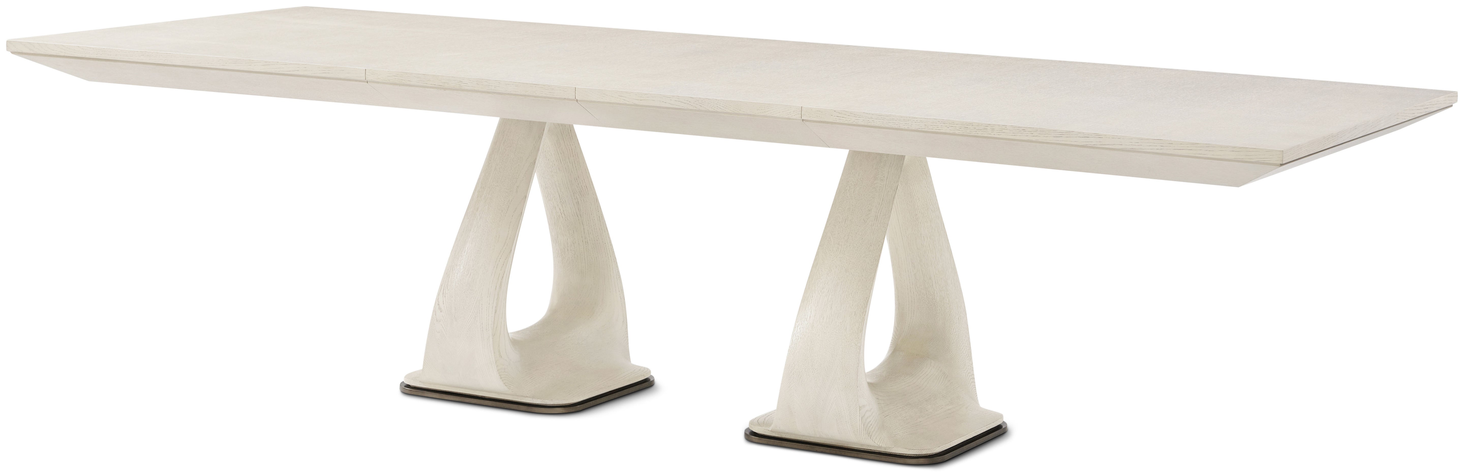 Essence Dining Table in VCF1806_Opal / Aluminium, Veneer, Solid Wood - Theodore Alexander