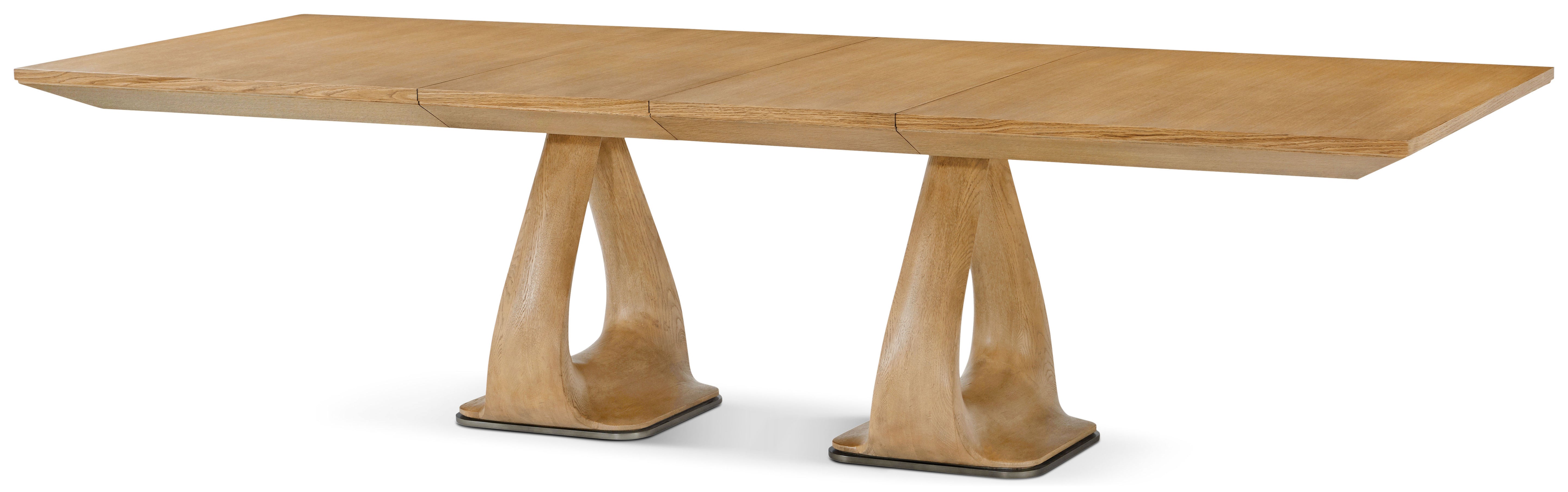 Essence Dining Table in VCF1792_Blonde / Aluminium, Veneer, Solid Wood - Theodore Alexander
