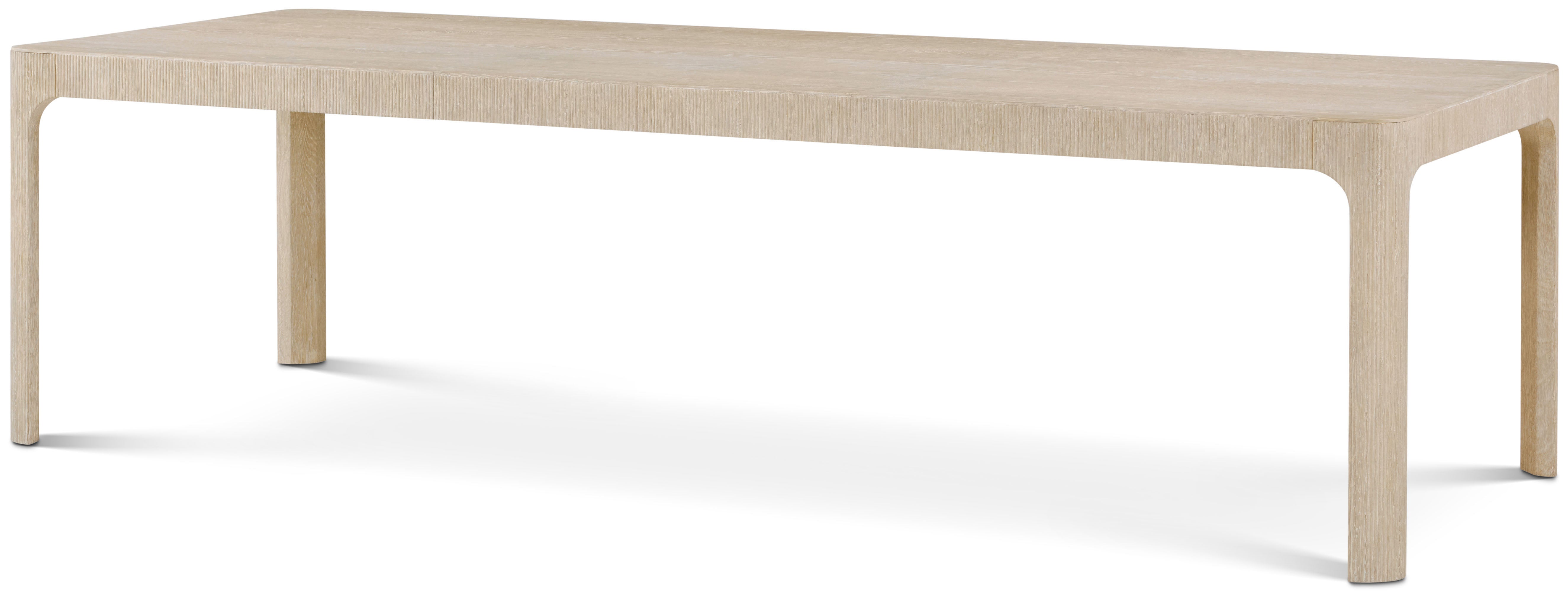 Horizon Rectangular Extension Dining Table in Ash Wood, Oak Veneer - Theodore Alexander