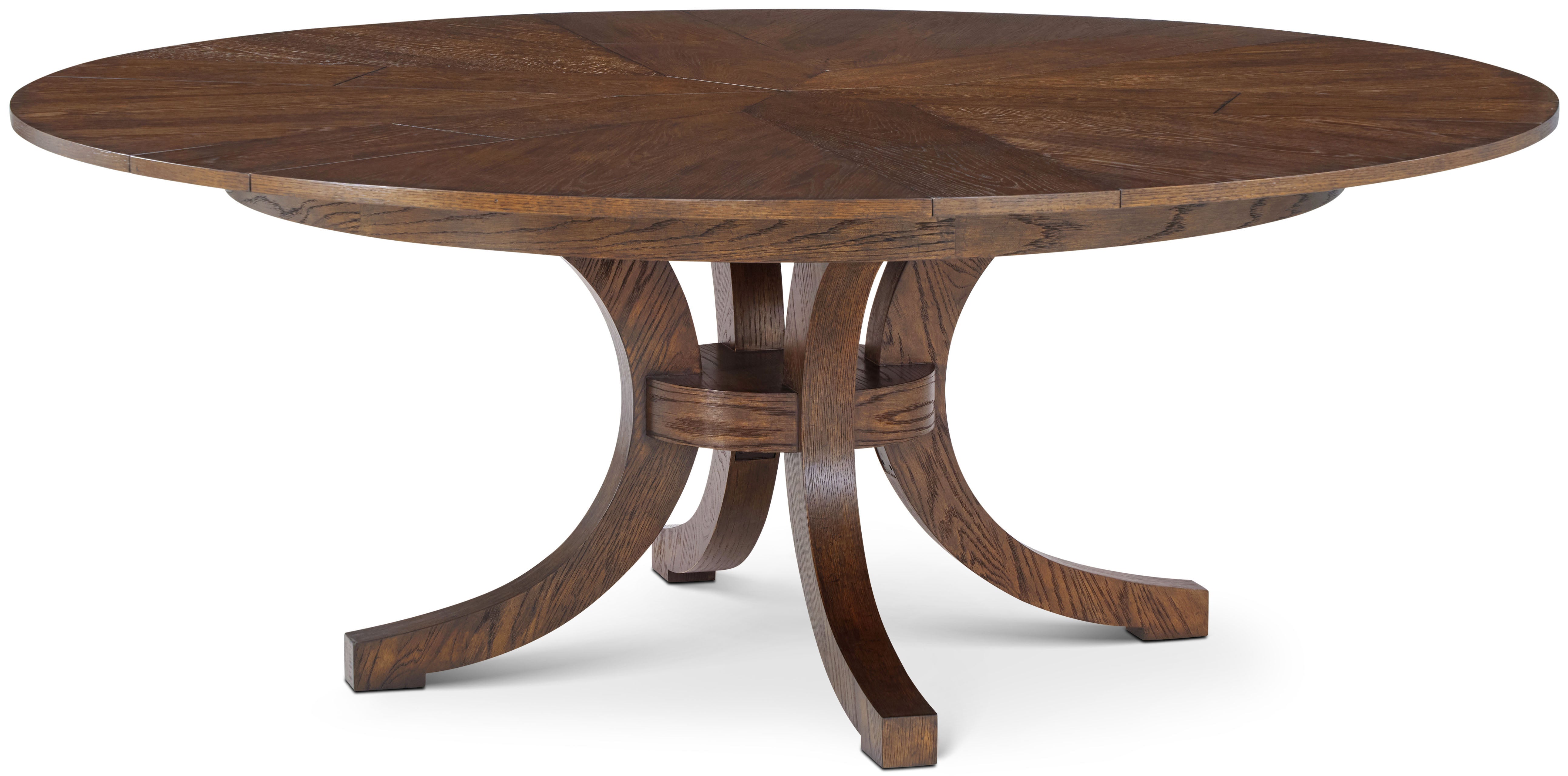 Surrey Jupe Dining Table in VCF1883_Brownstone / Oak Veneer - Theodore Alexander